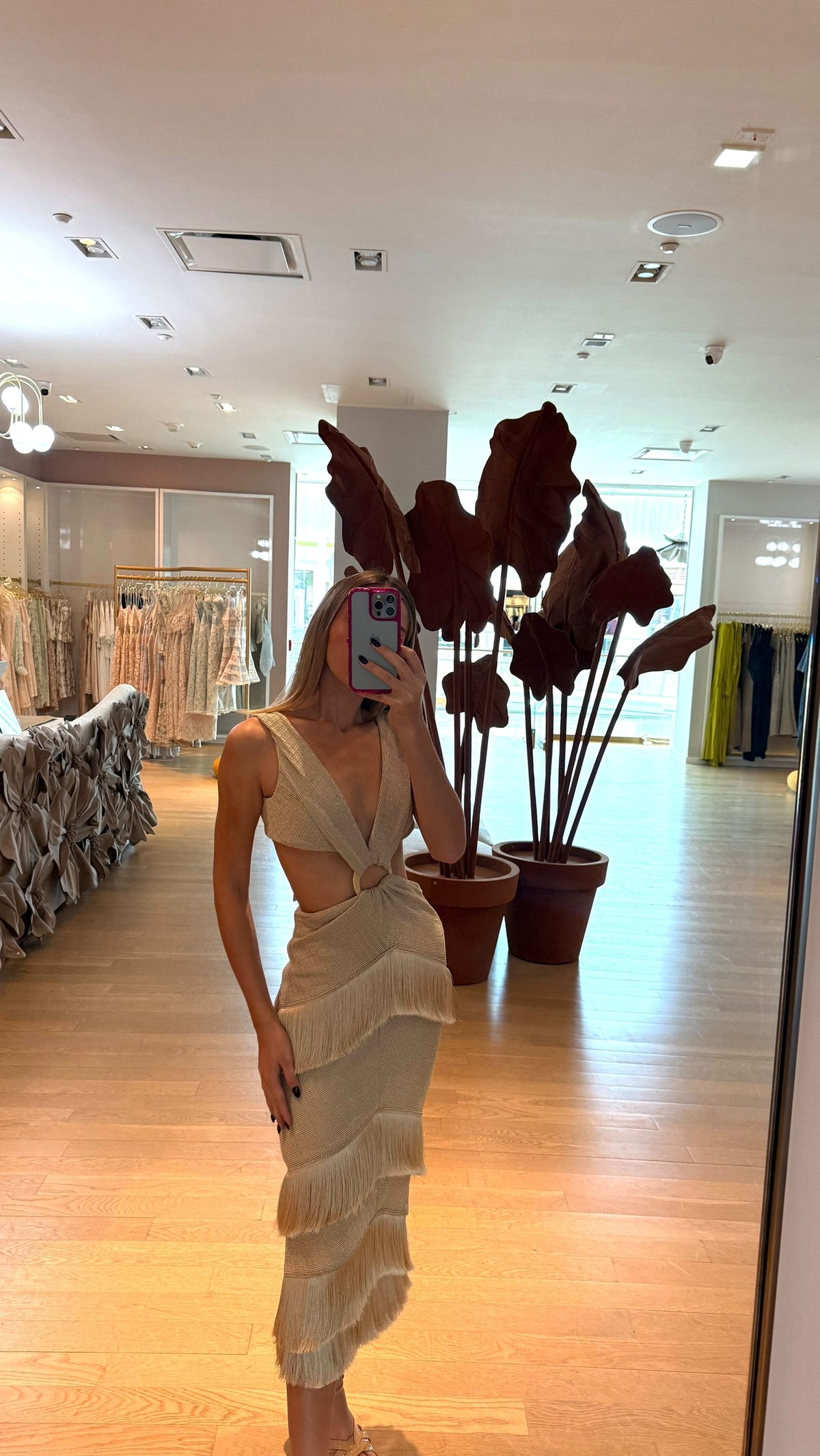 PB CLAY MIDI DRESS