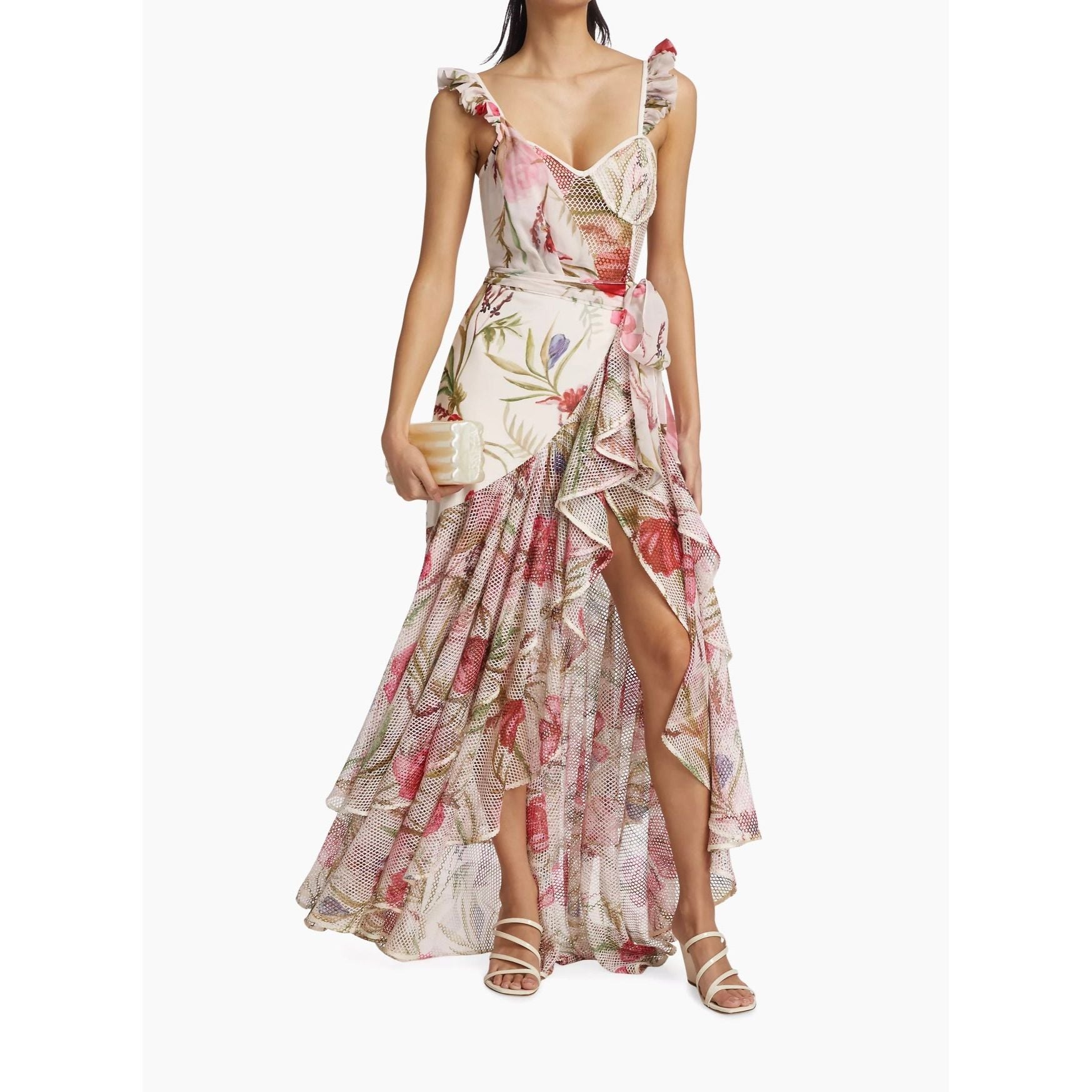 PB BUSTIER MAXI DRESS