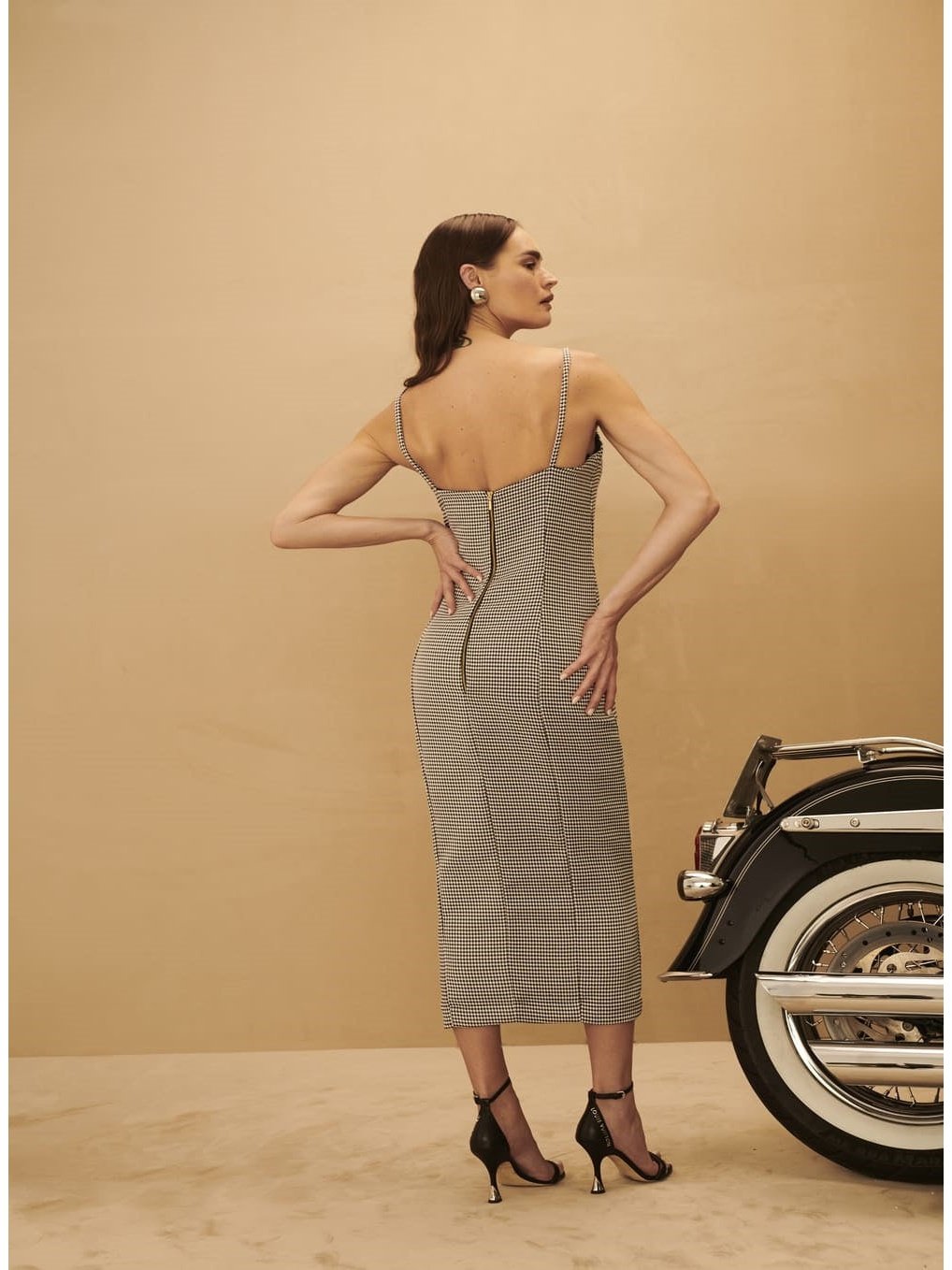 TD B&W Corset Dress