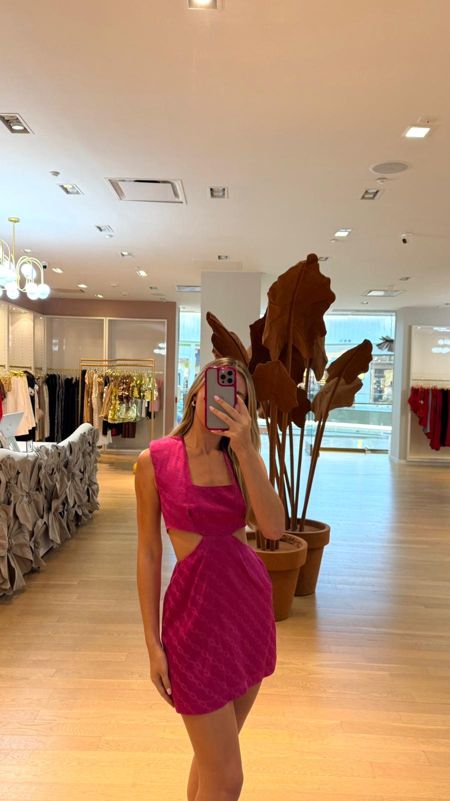 TD FUCHSIA MINI DRESS