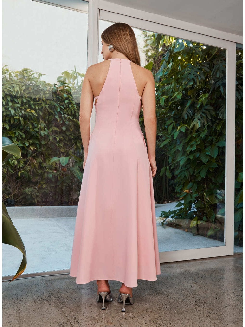 MAXI MIDI PINK DRESS