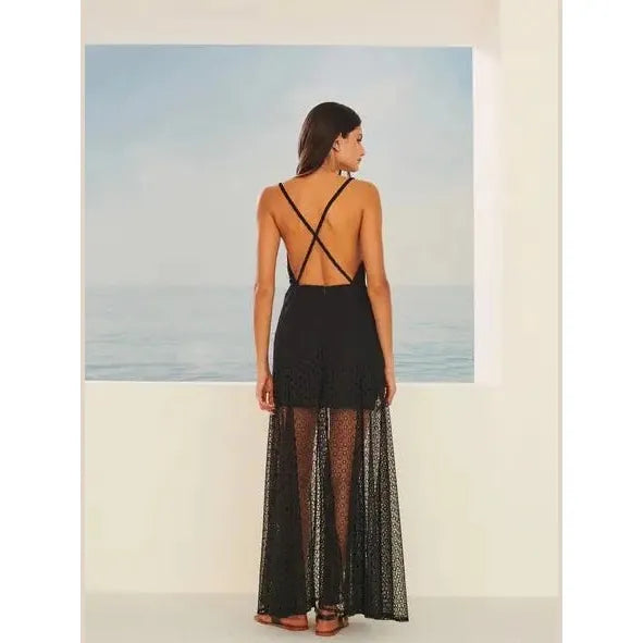 TD TULE BORDADO DRESS