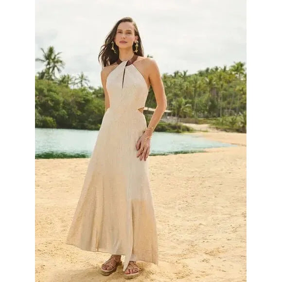 PINTSTRIPE MAXI MIDI DRESS