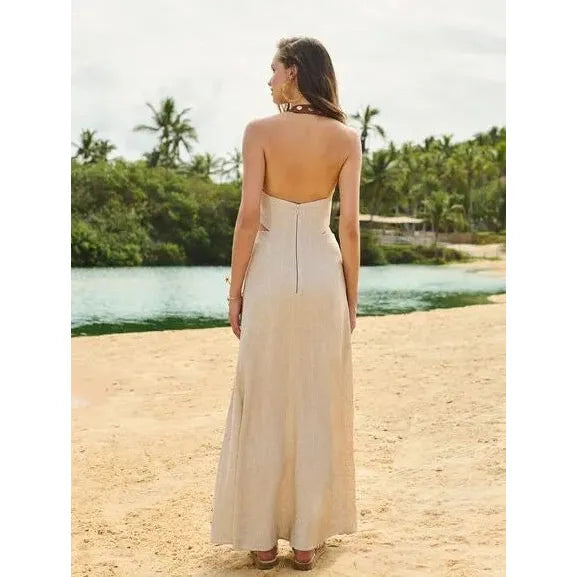 PINTSTRIPE MAXI MIDI DRESS