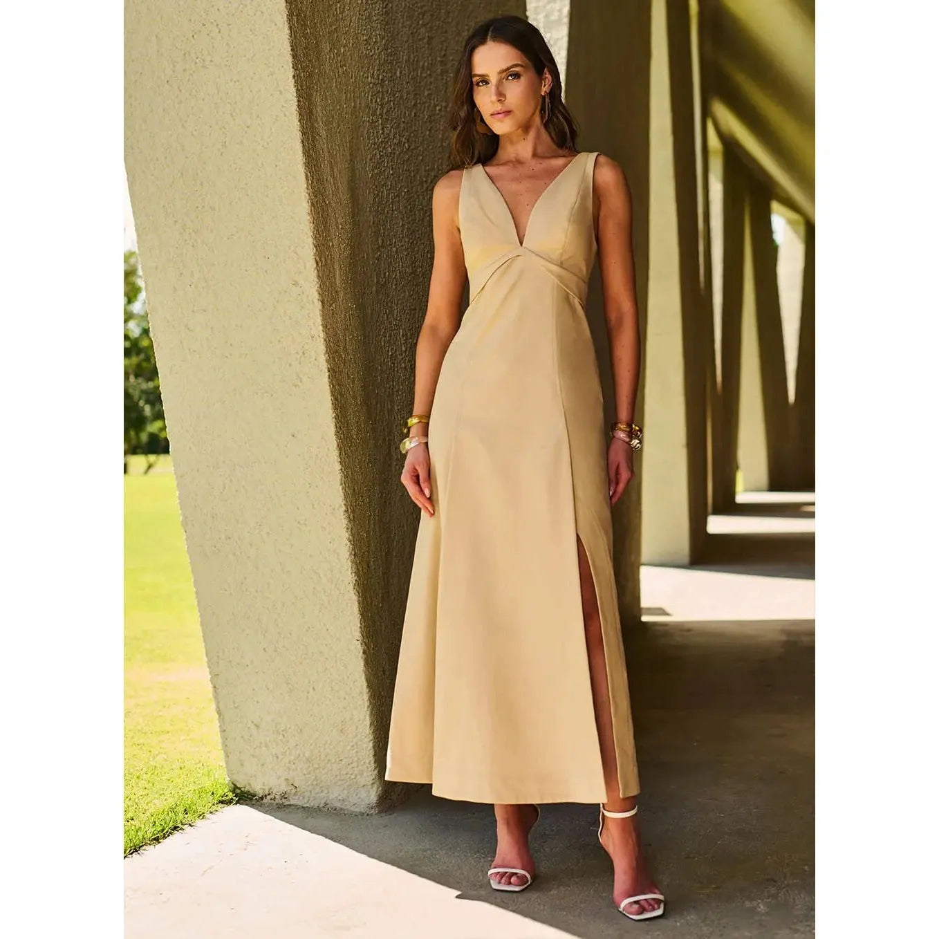 TD MAXI V DRESS