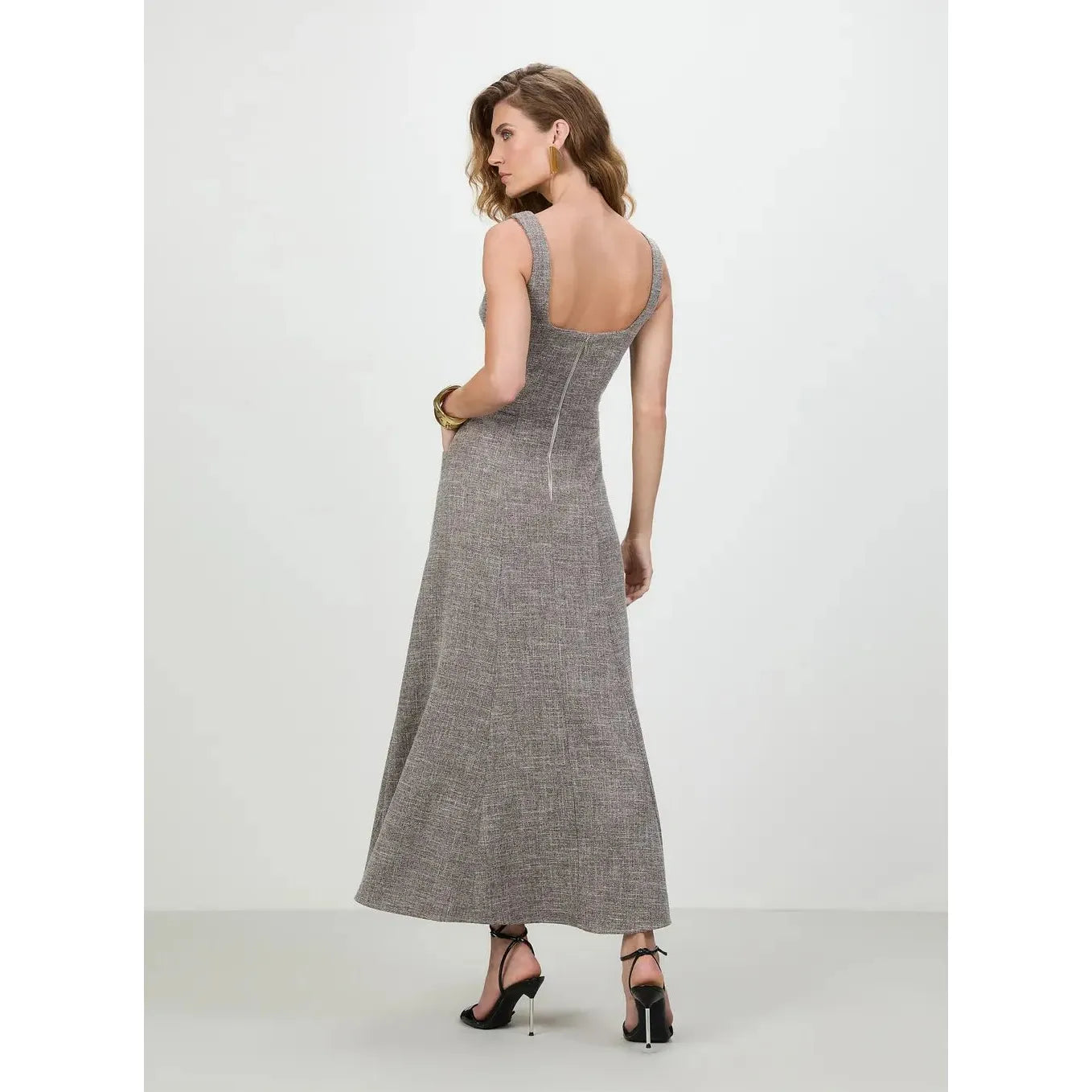 TD TWEED MIDI DRESS