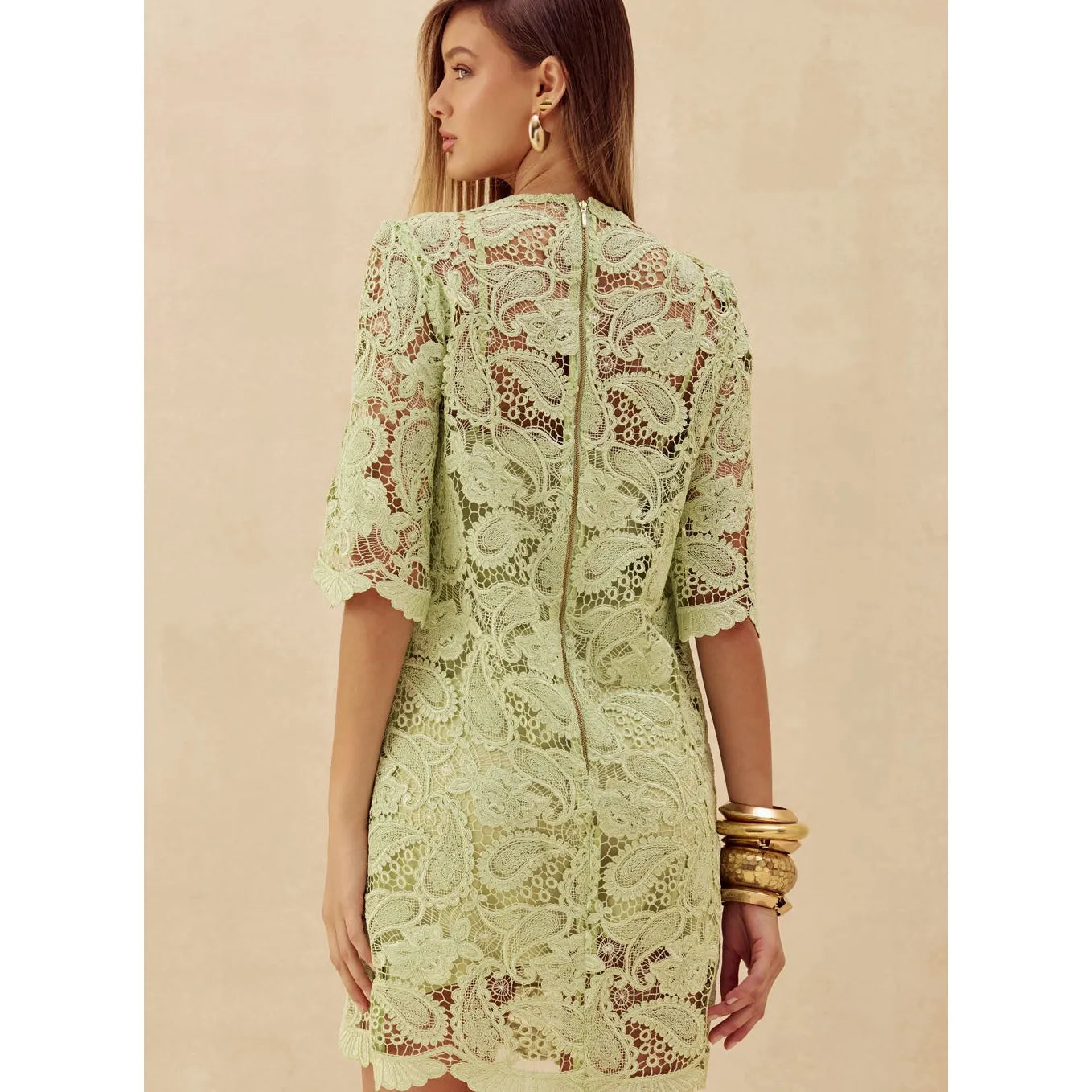 SK CASHMERE LACE DRESS