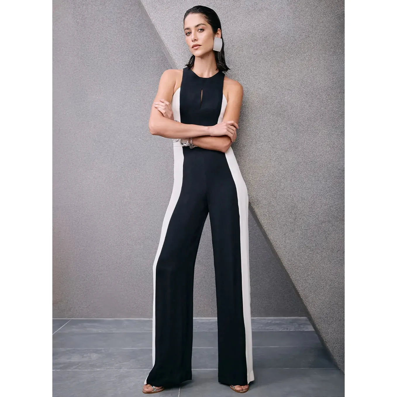 TD BICOLOR JUMPSUIT
