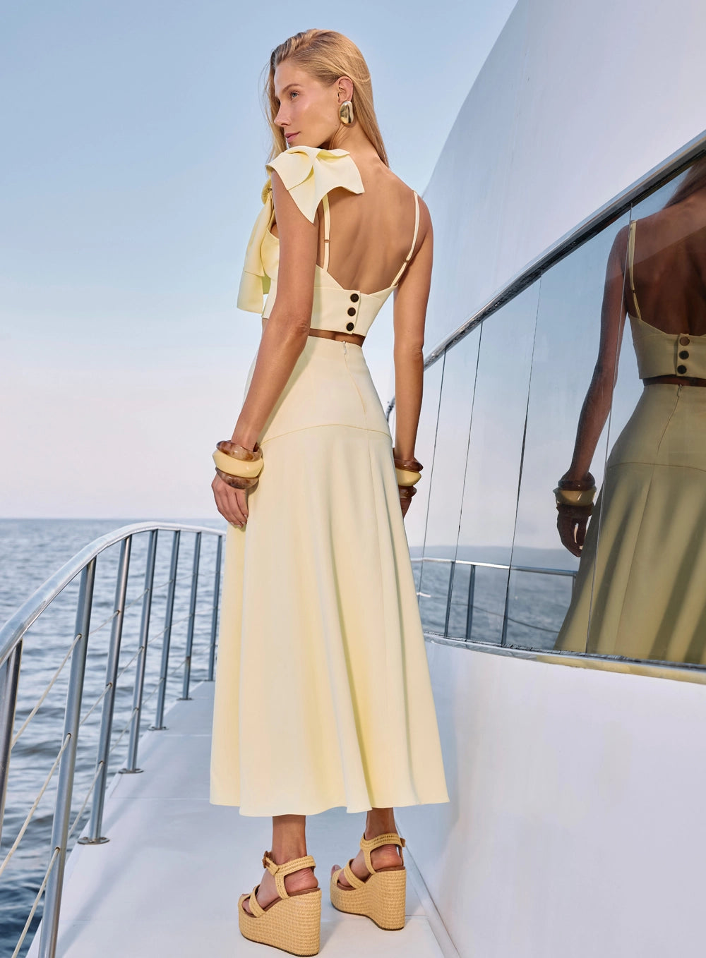 SK MIDI SET WITH BUCKLE DETAIL