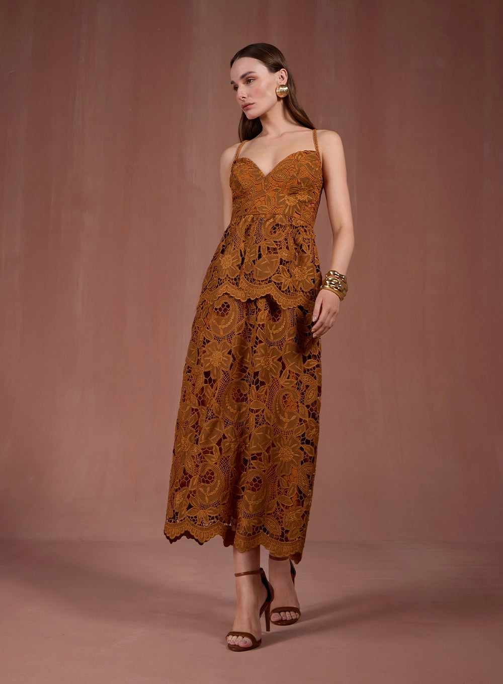 SK MIDI FLORAL EMBROIDERY