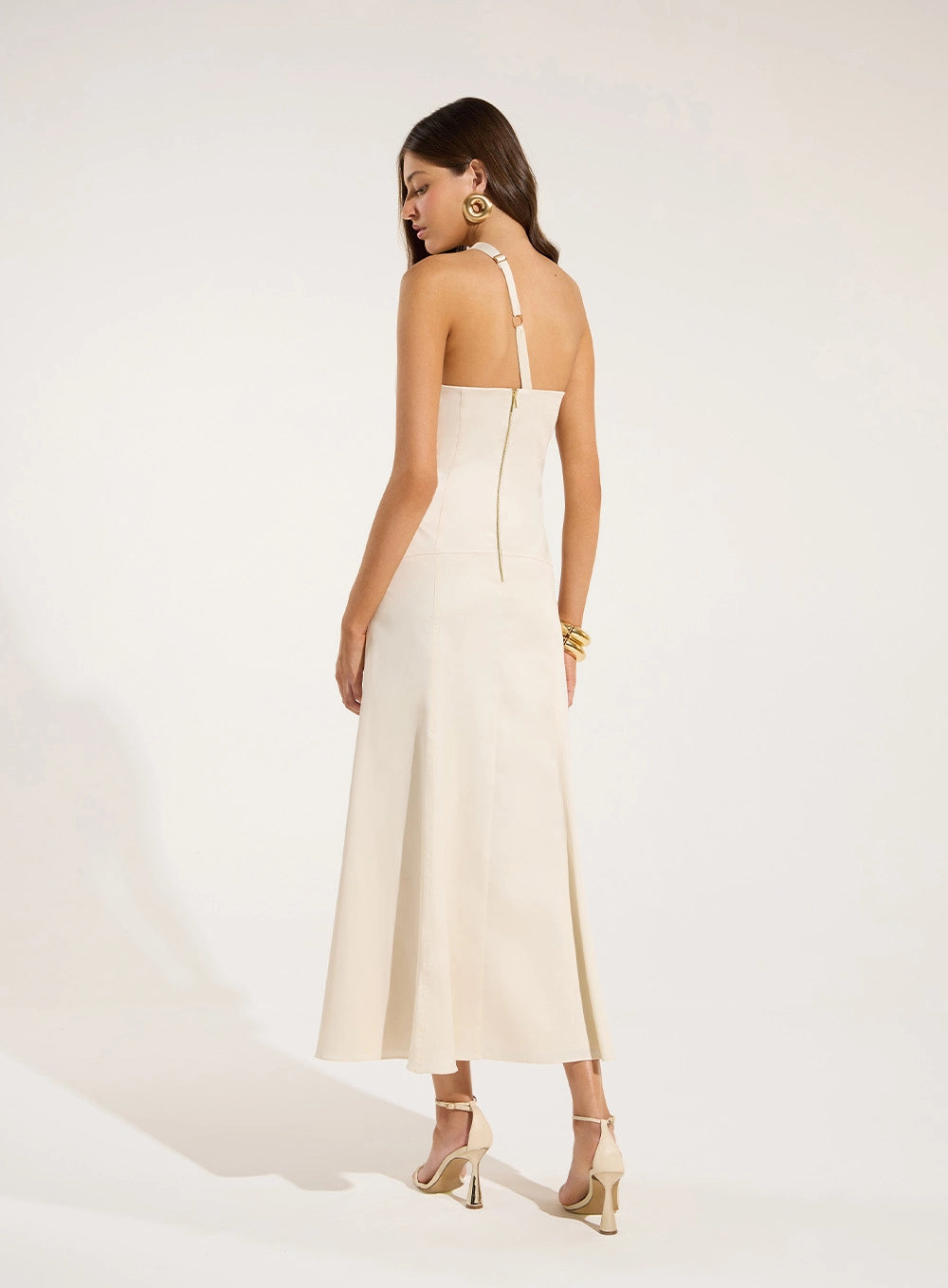 SC FLORAL MAXI MIDI DRESS