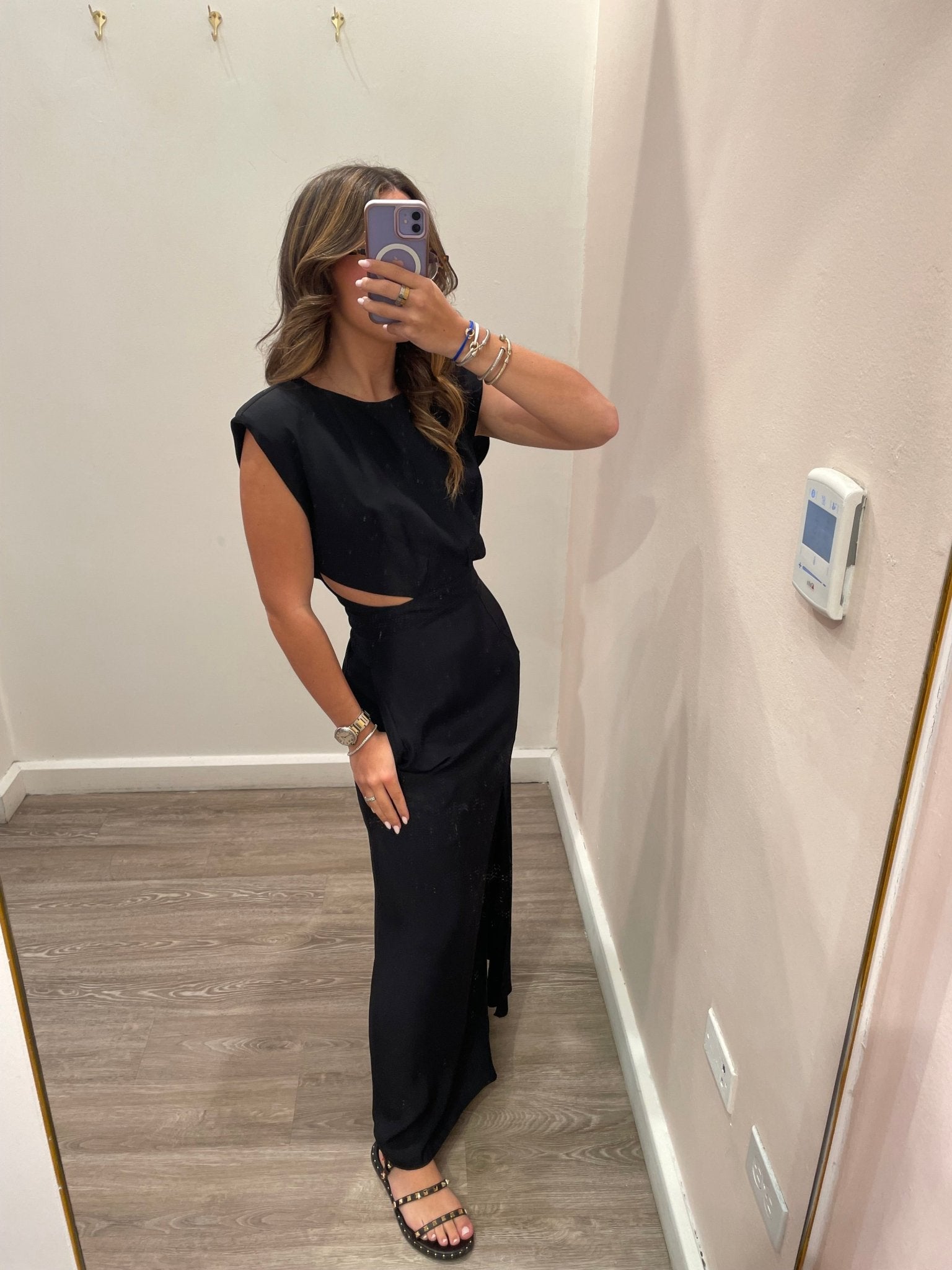 TD CUT OUT BLACK DRESS