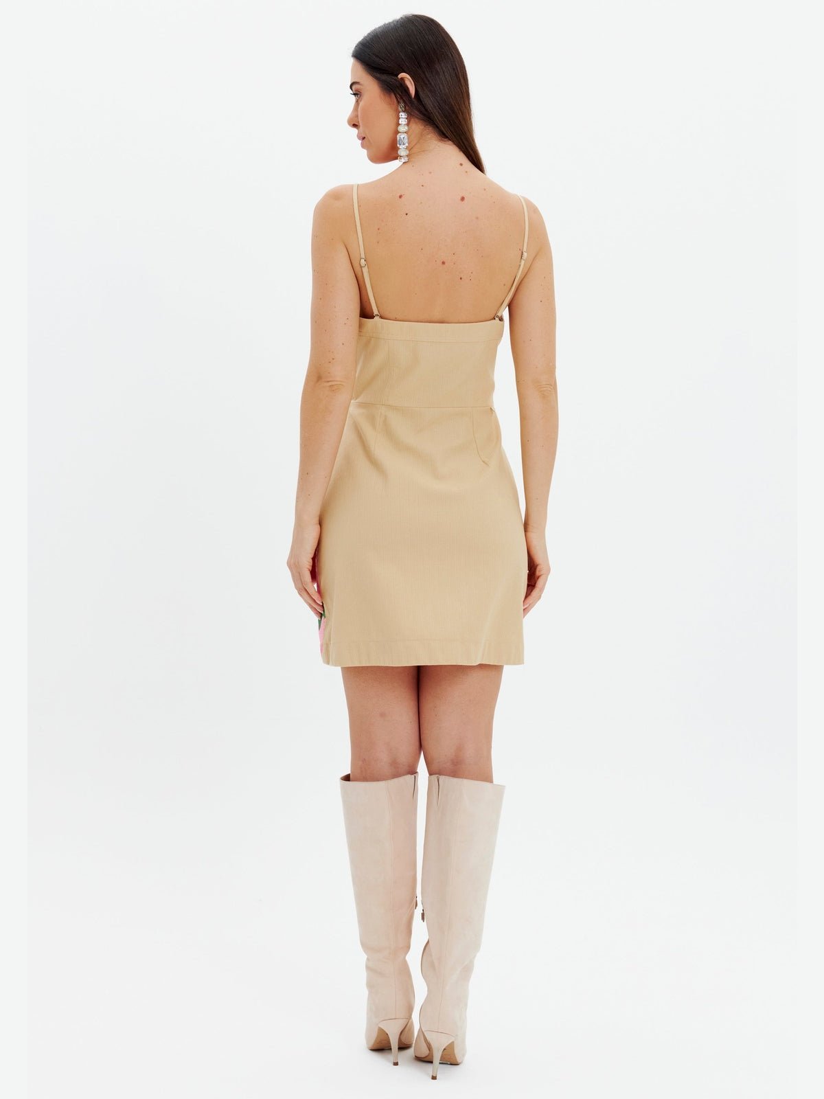 AMAR SHORT EMBROIDERY DRESS