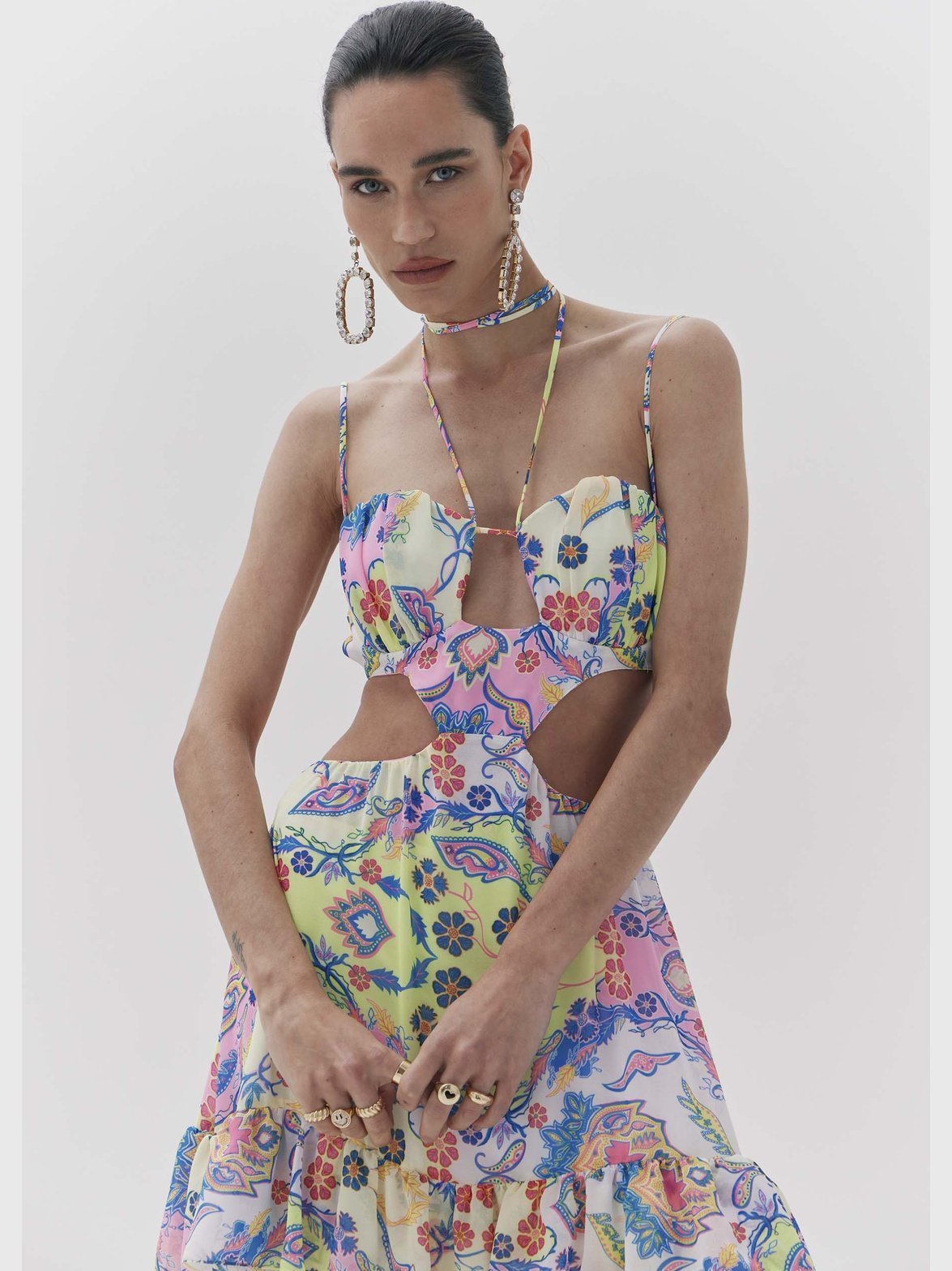 Amar Cut Out Long Dress