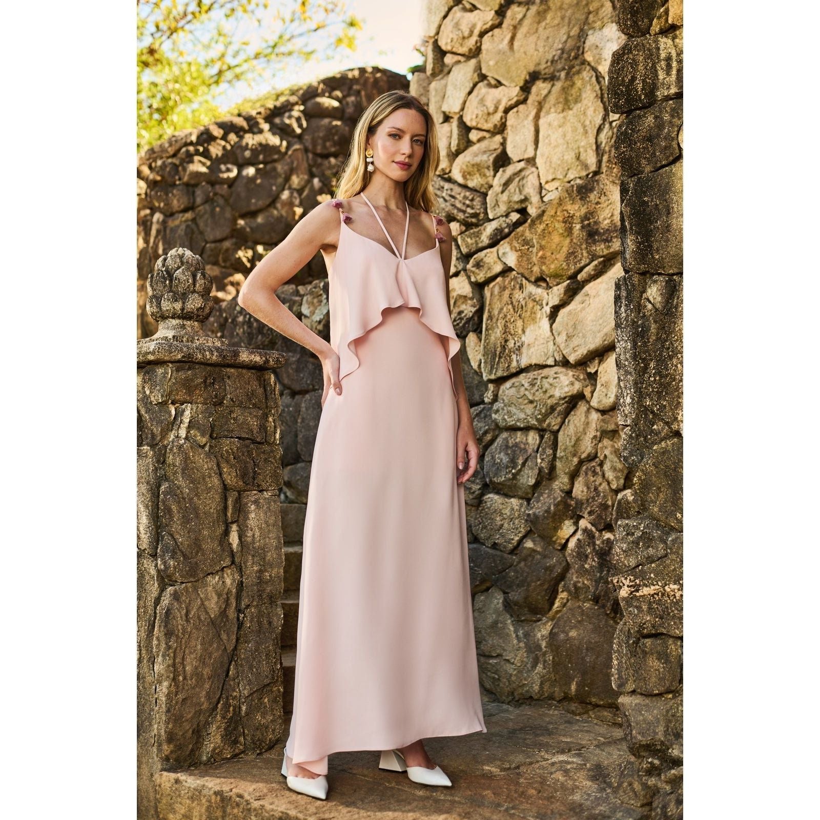 SK MAXI ROSA DRESS
