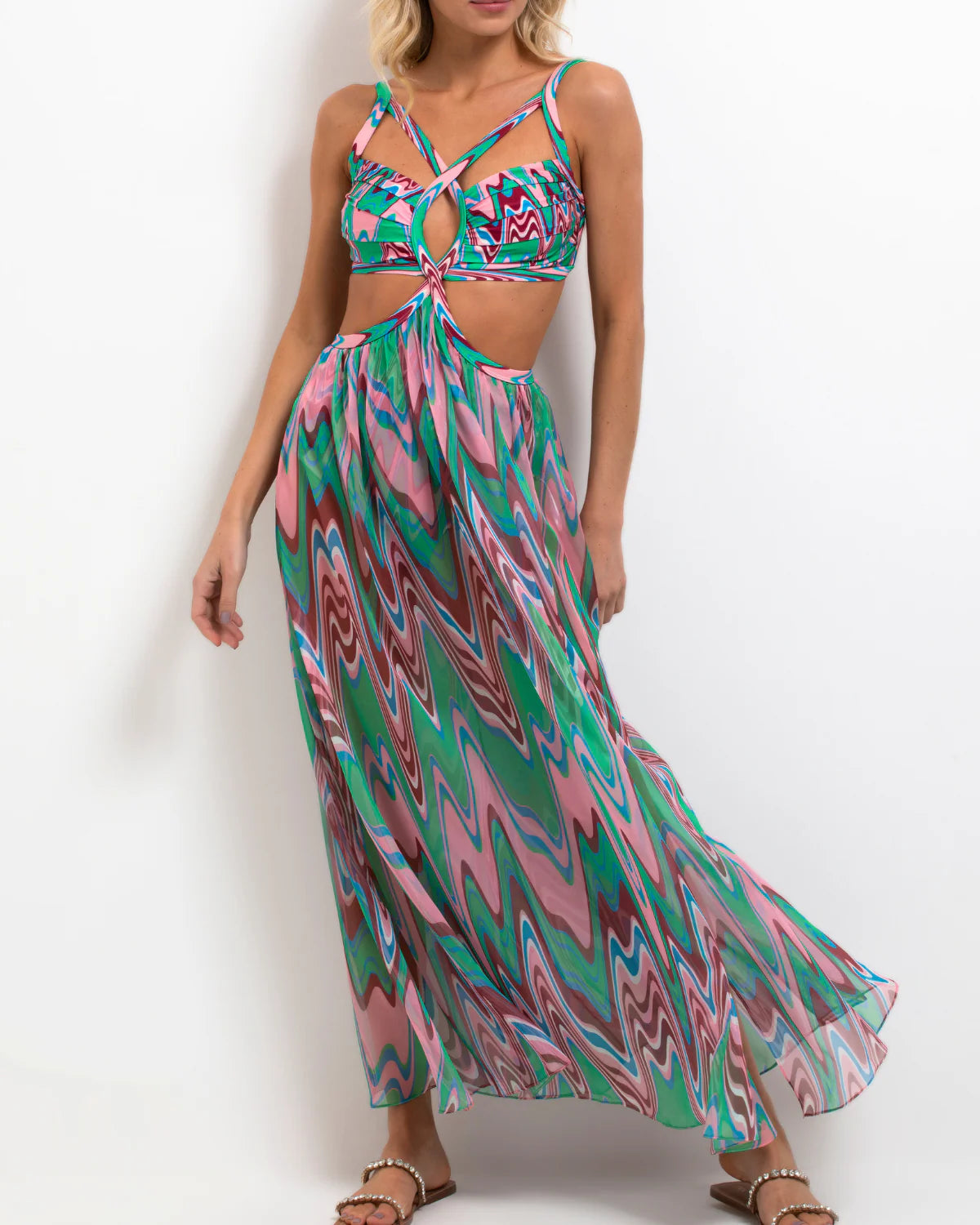 PB CUT OUT MAXI DRESS