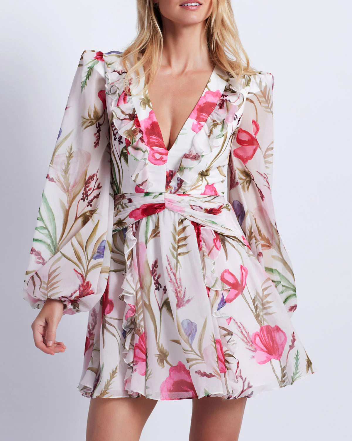 PB FLORAL MINI DRESS