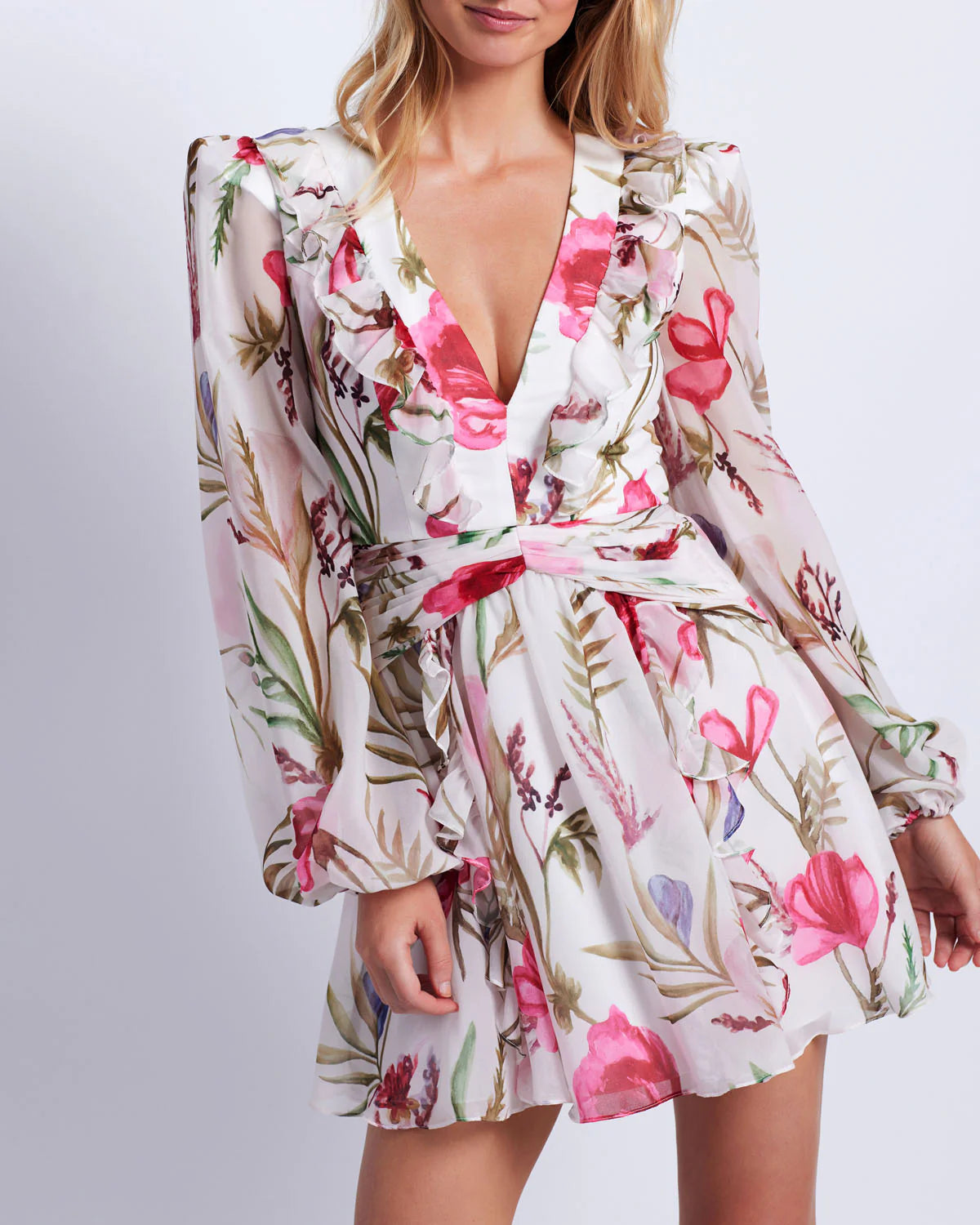 PB FLORAL MINI DRESS