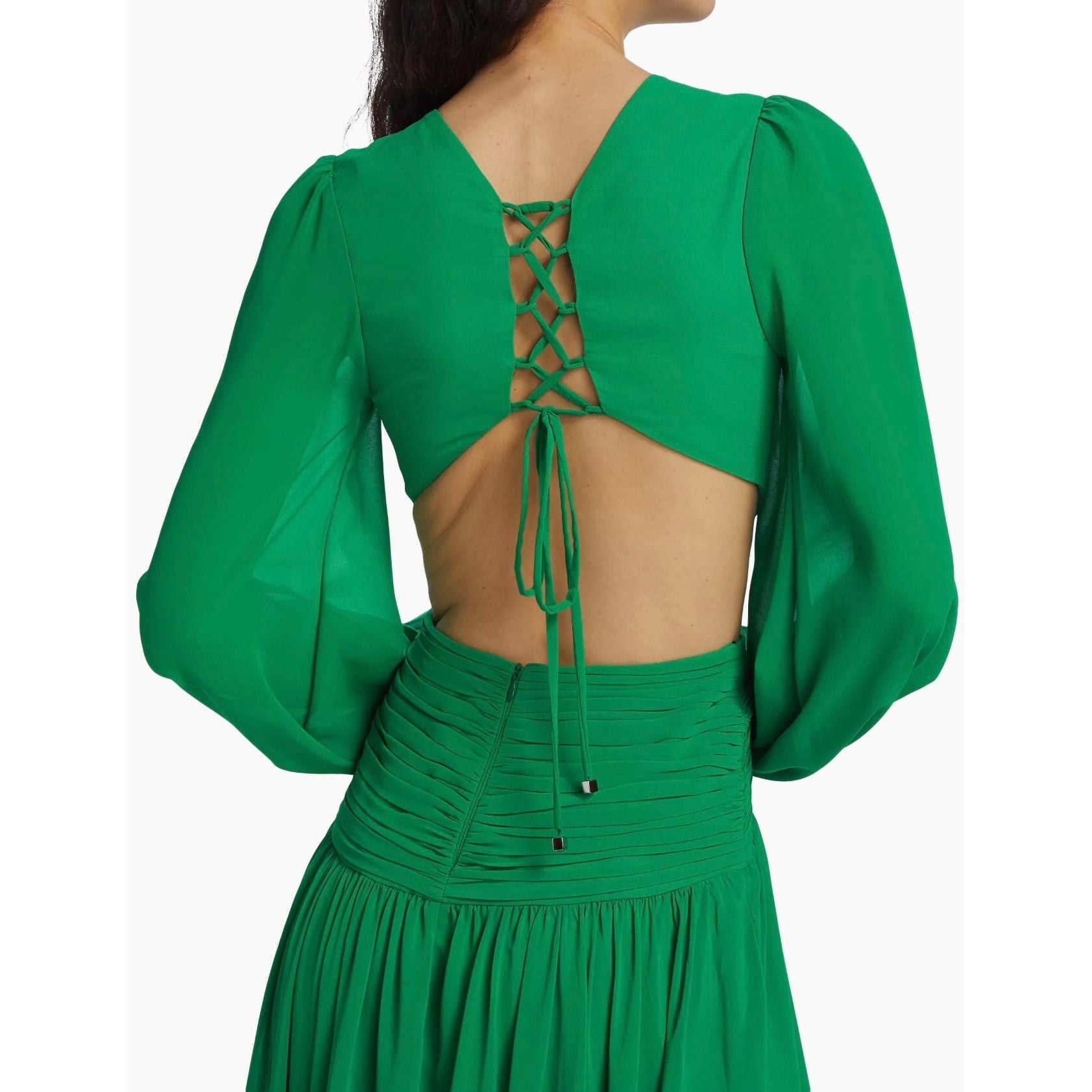 PB LONG SLEEVE CUT OUT GOWN