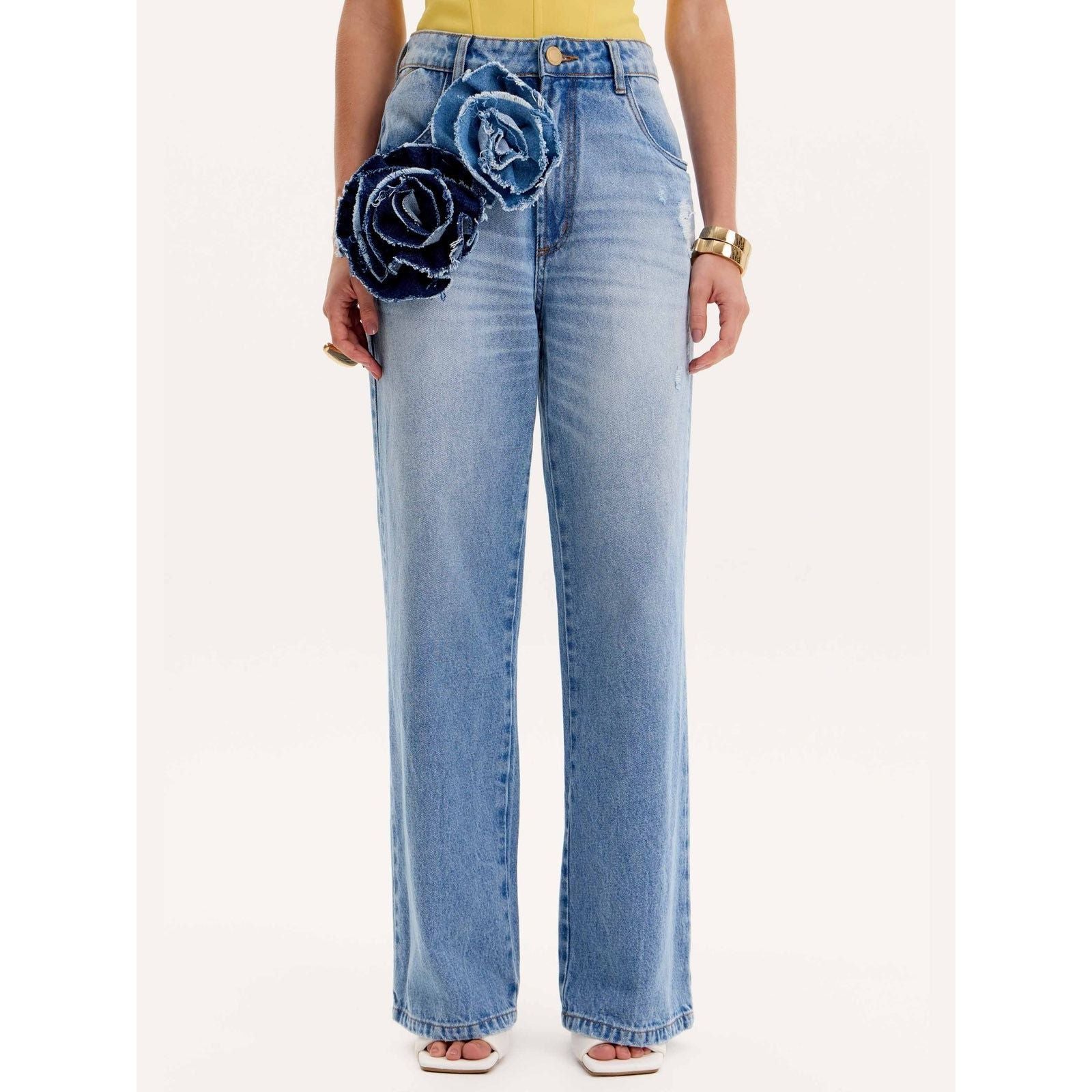 LP FULL LENGHT FLOWER JEANS