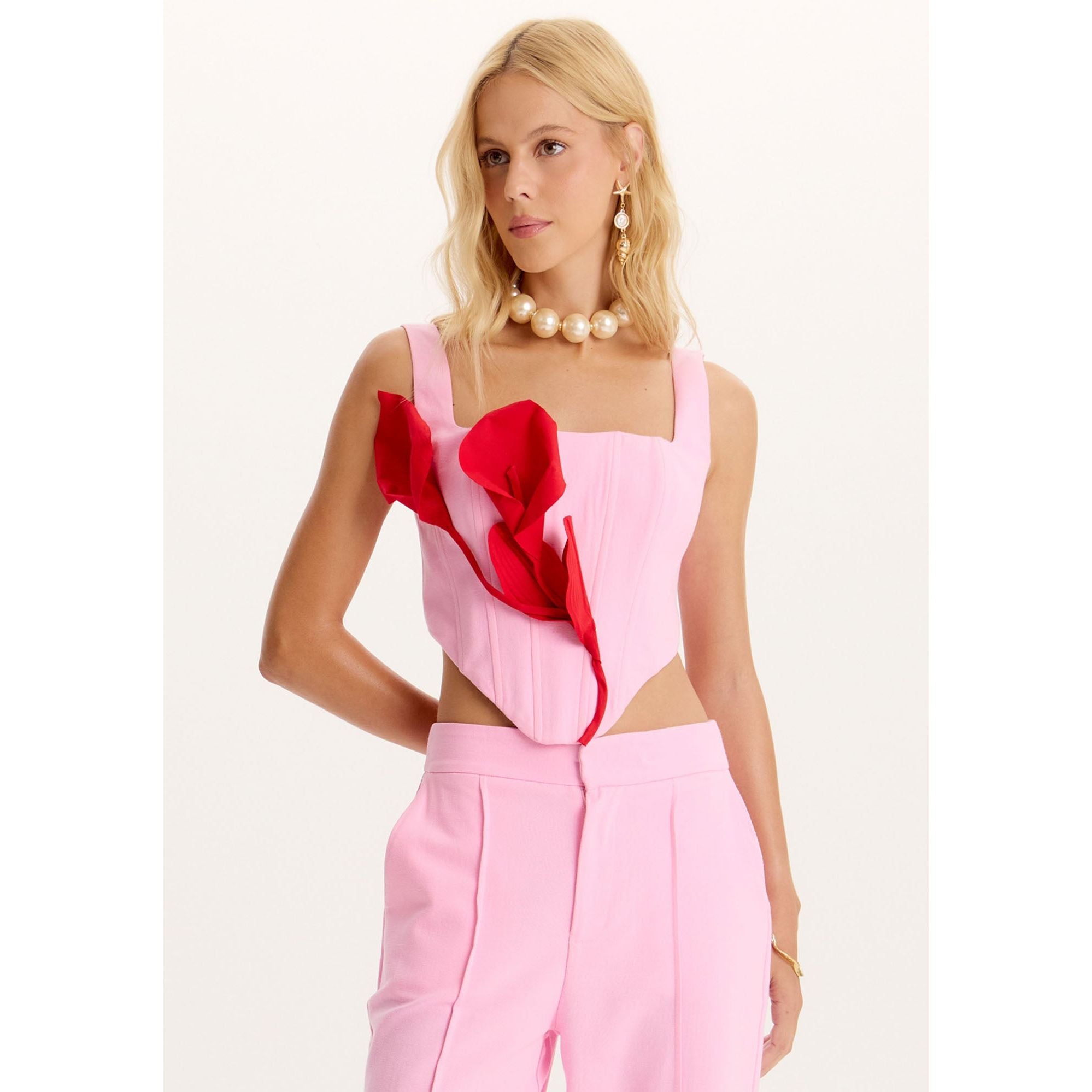 AMAR HIGH WAISTED FLOWER SET