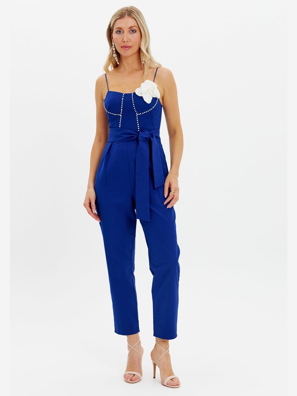AMAR JUMPSUIT REMOVABLE FLOWER