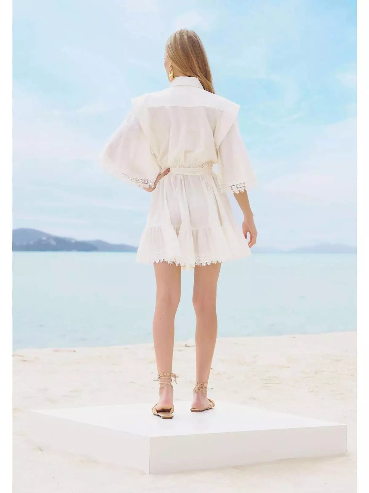 Amar Short Sleeves Short Dress