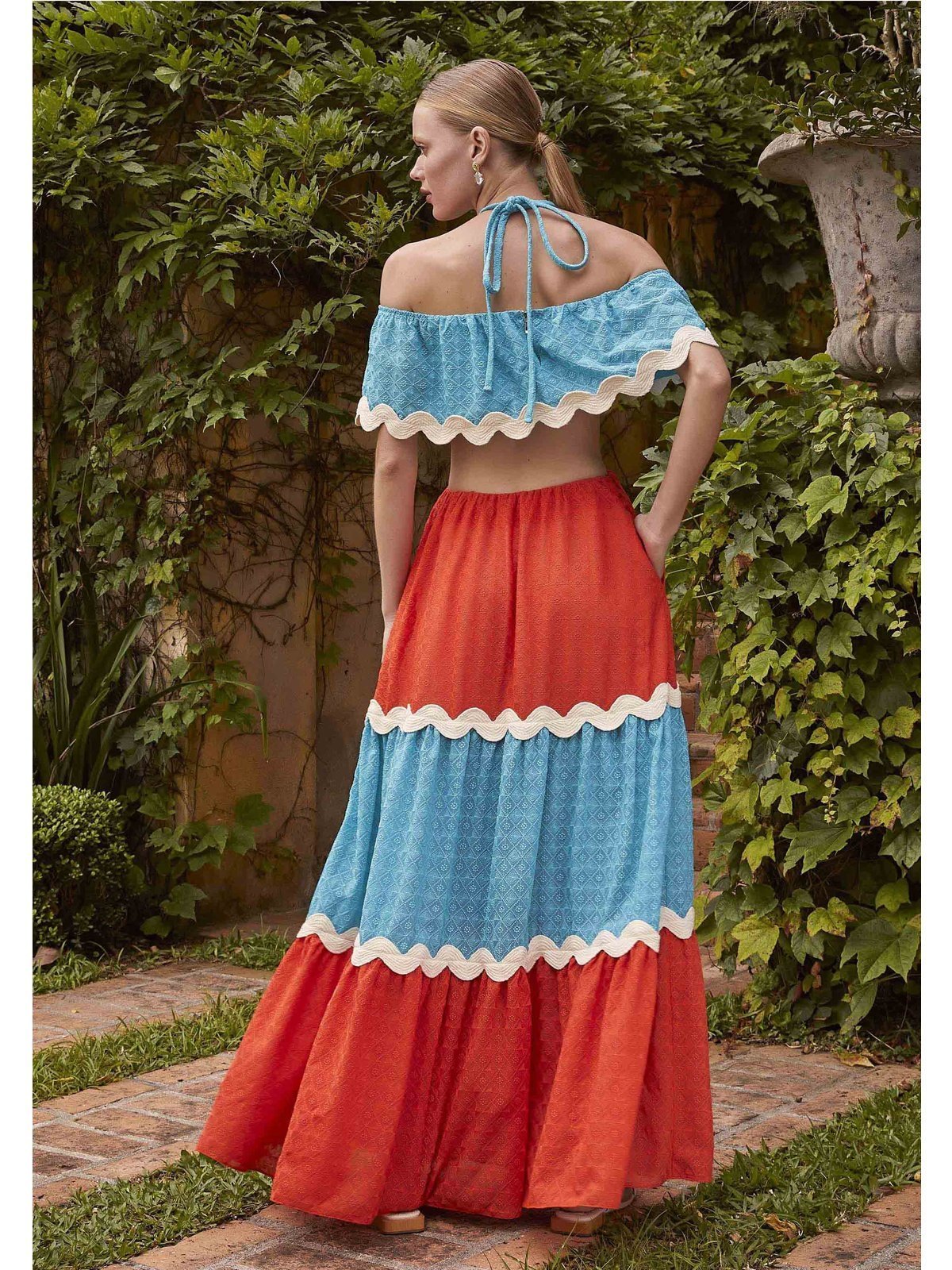 Amar Coral Blue Dress
