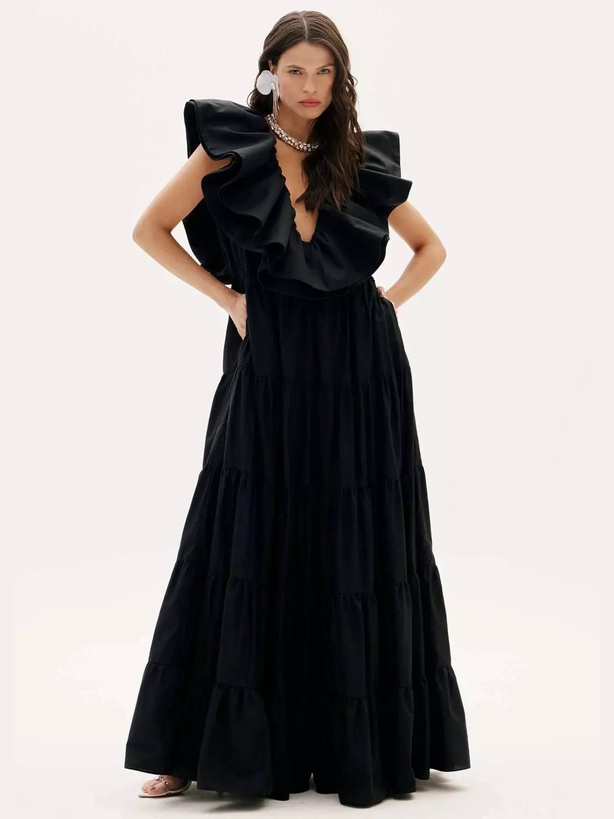 Amar Black Long Dress