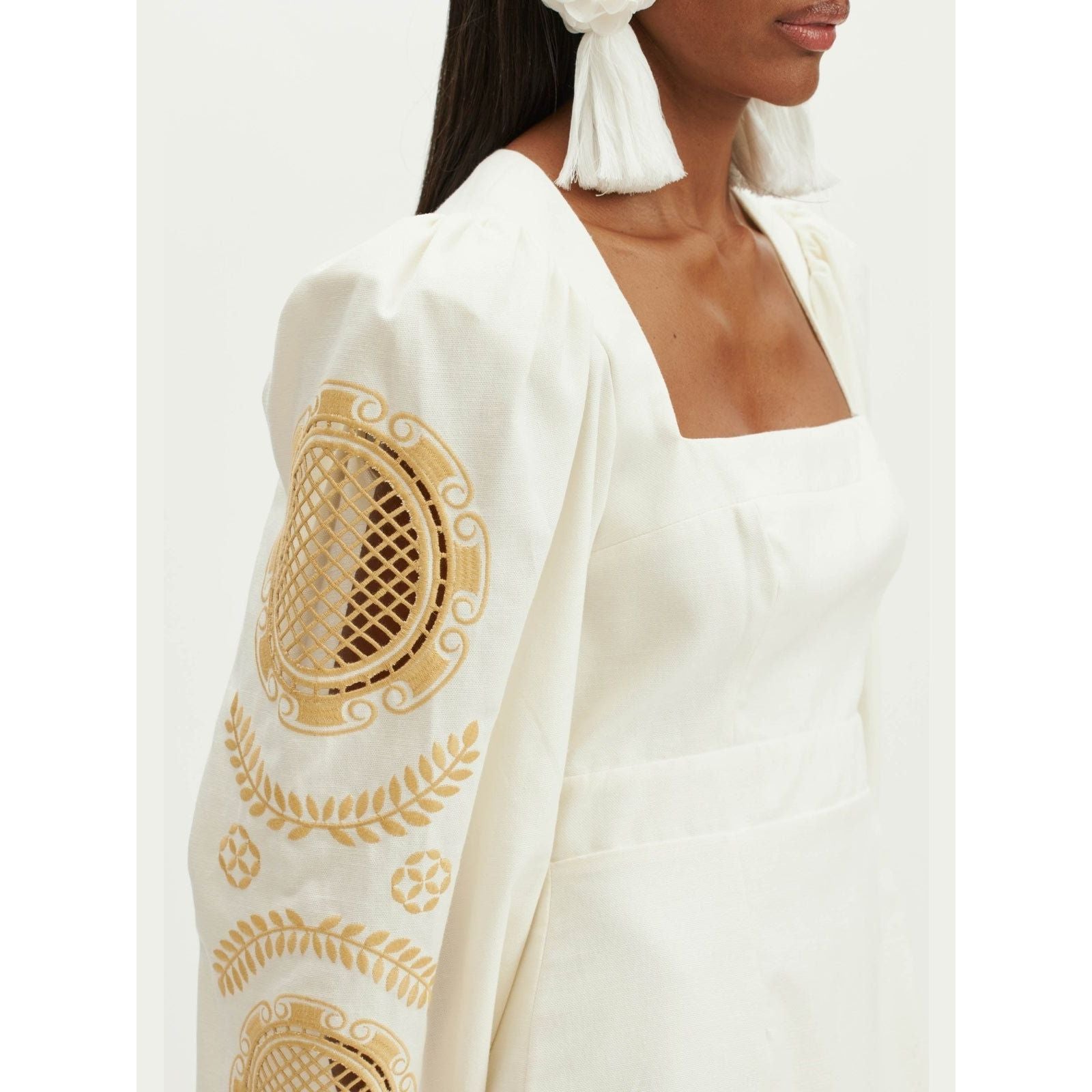 AMAR EMBROIDERED SHORT DRESS