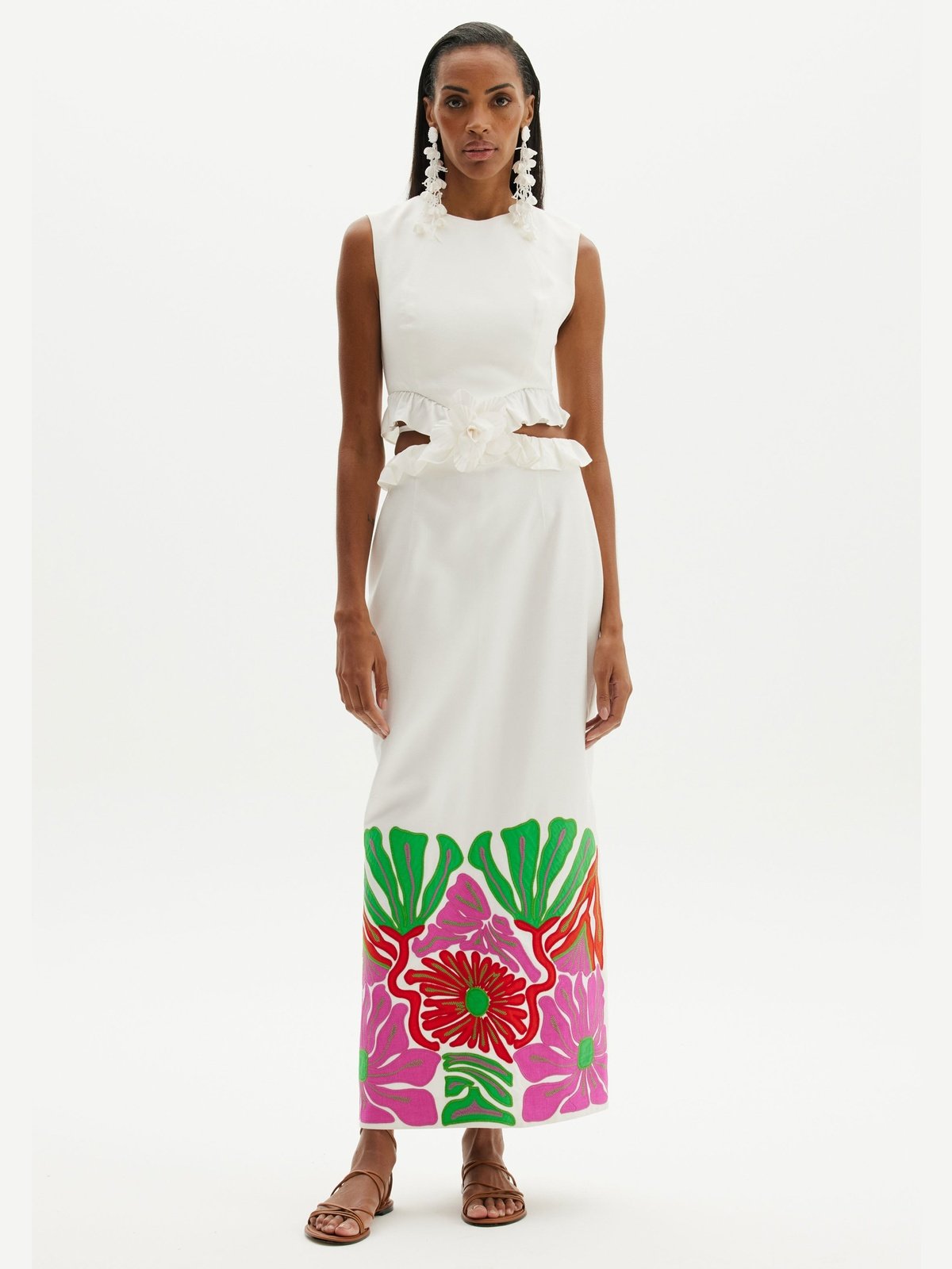 SUPER MIDI CUT OUT DRESS