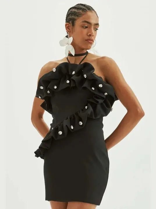 AMAR SHORT DIAMONDS DRESS