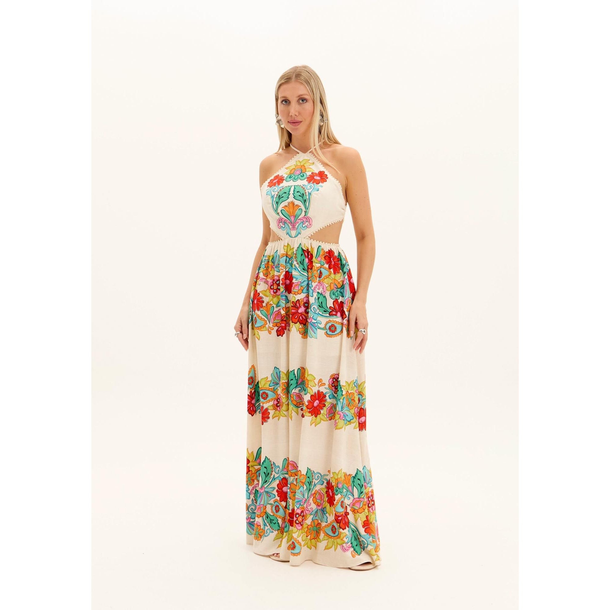 AMAR JARDIN FLORAL DRESS