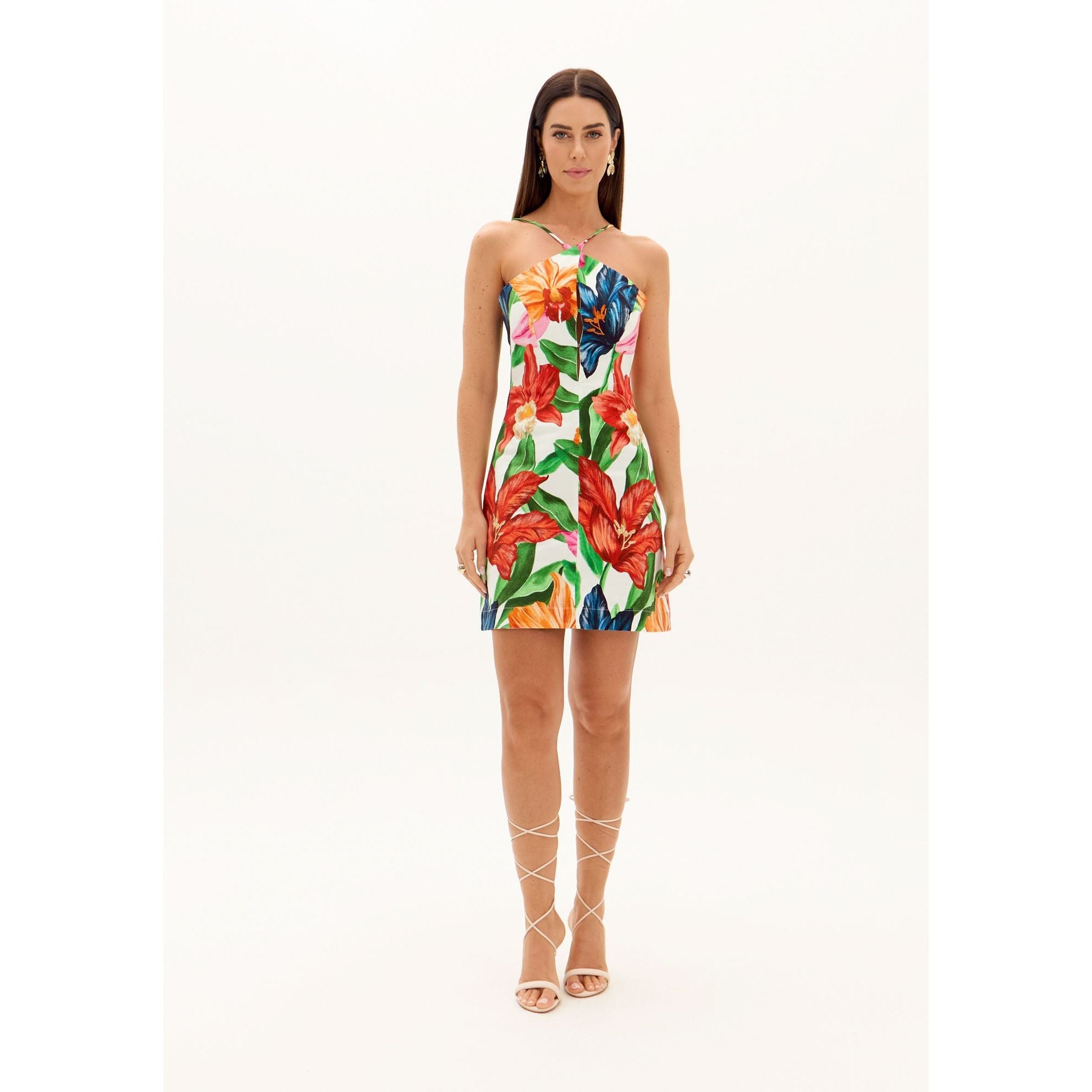 AMAR BODYCON FLORAL DRESS