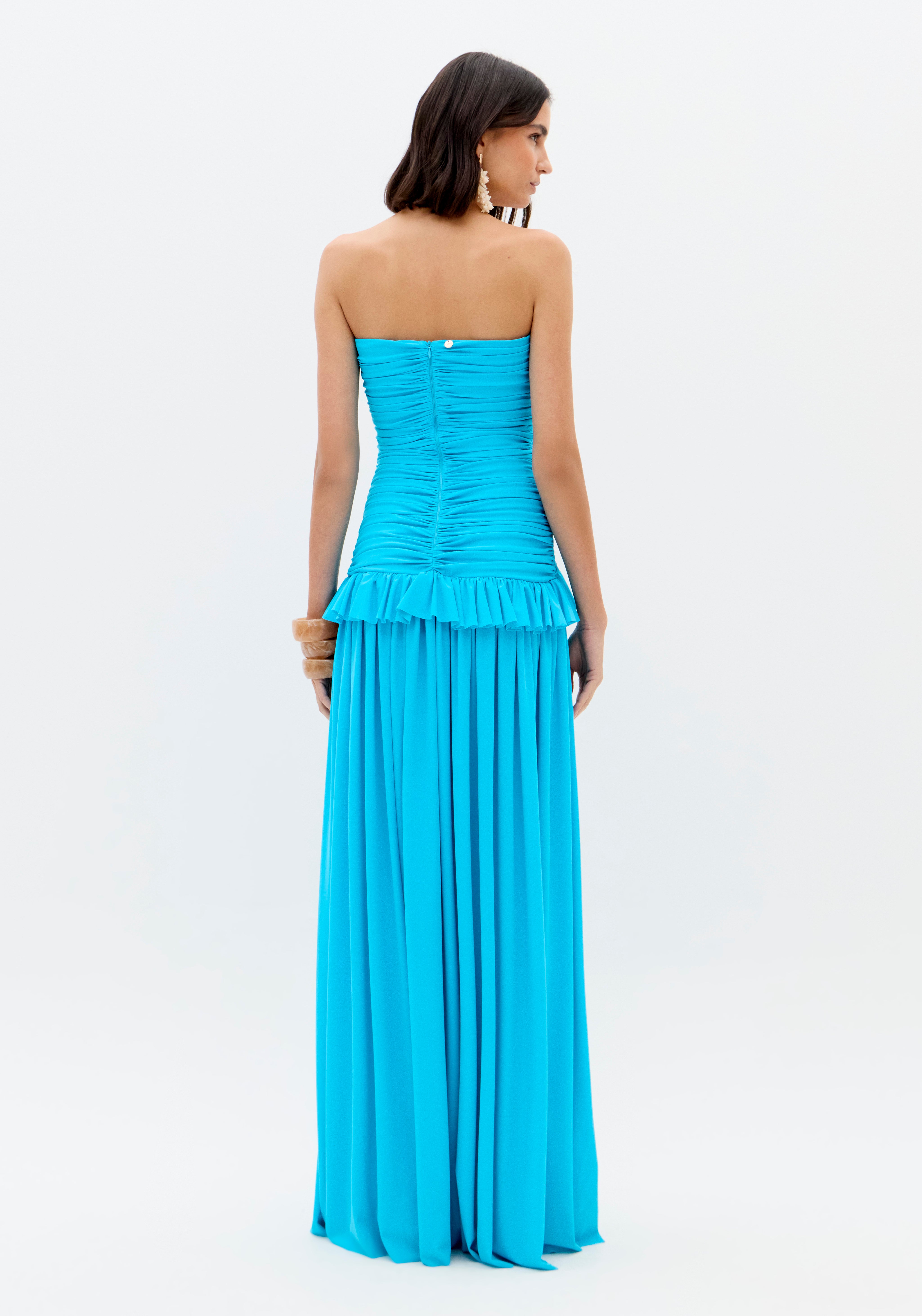 LP LONG STRAPLESS GOWN