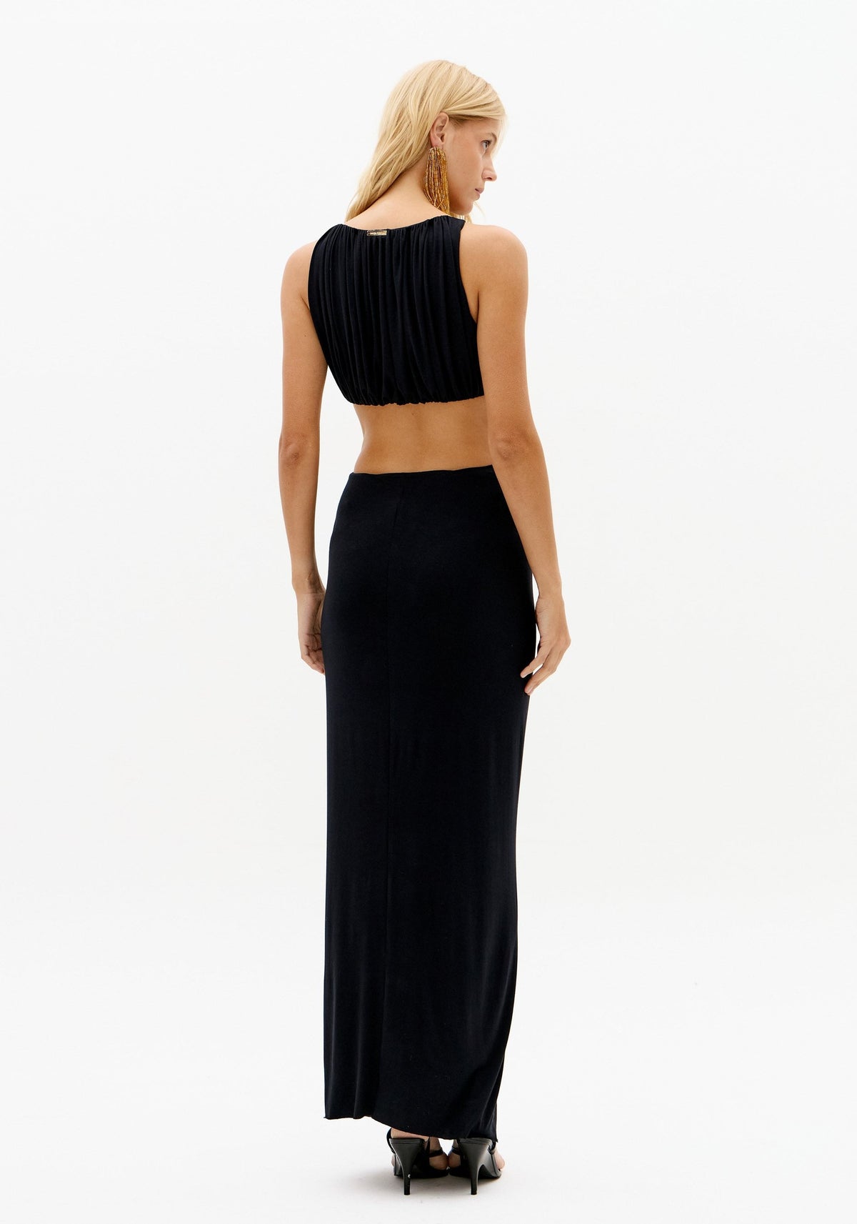 LP CUT-OUT GOLD DETAIL DRESS