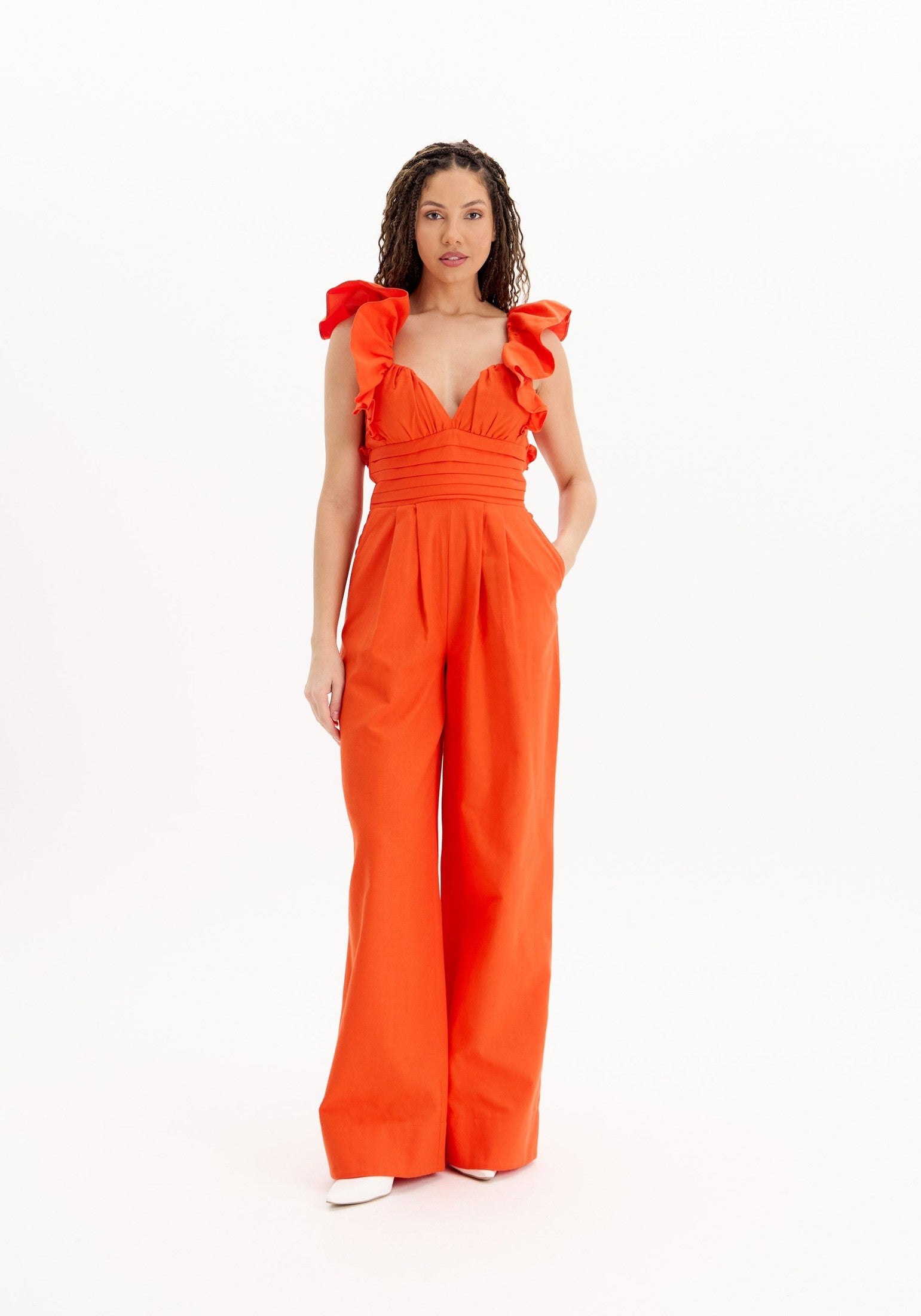 AMAR RUFFLE JUMPSUIT