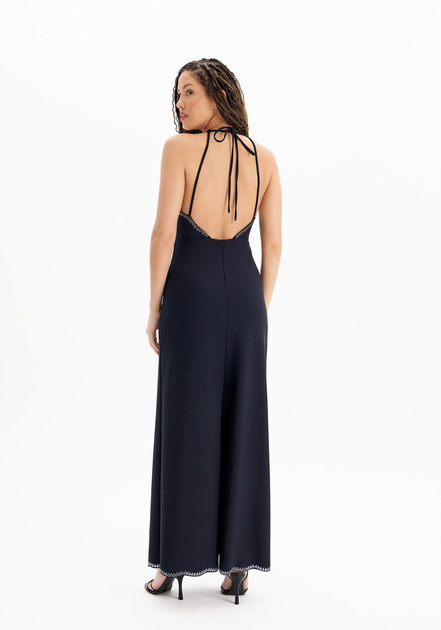 AMAR BACKLESS LONG DRESS