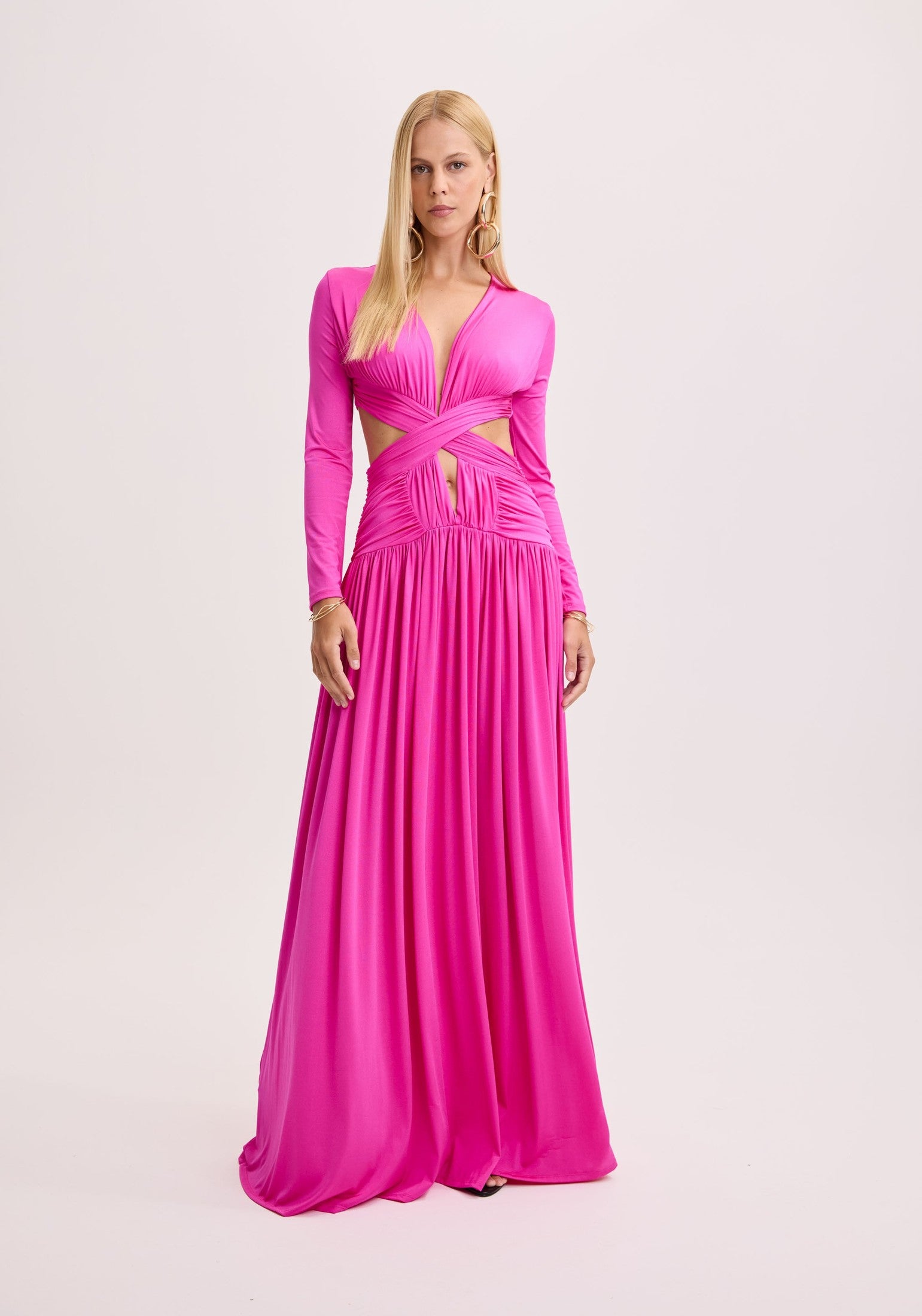 AMAR LONG CUT OUT DRESS