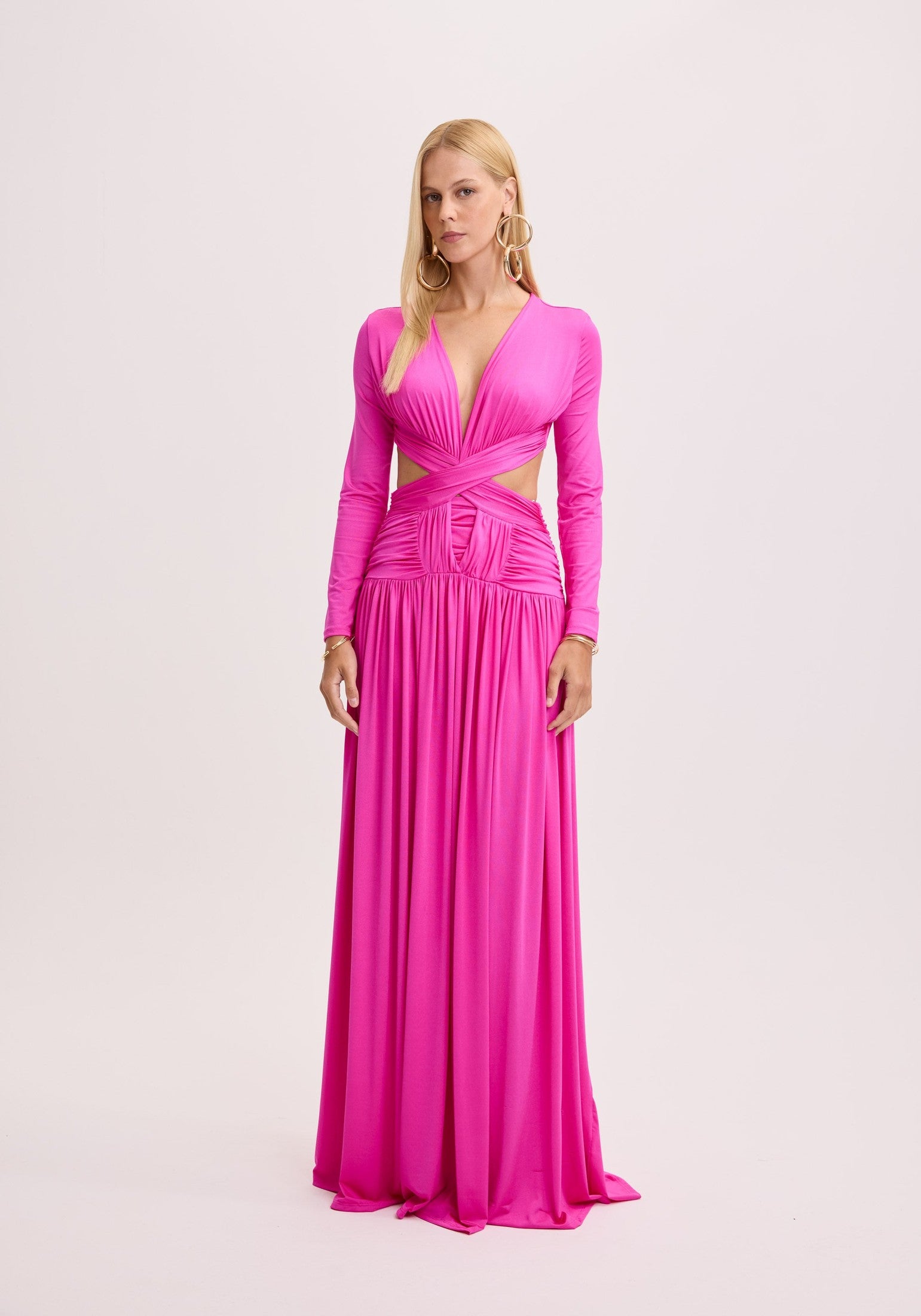 AMAR LONG CUT OUT DRESS