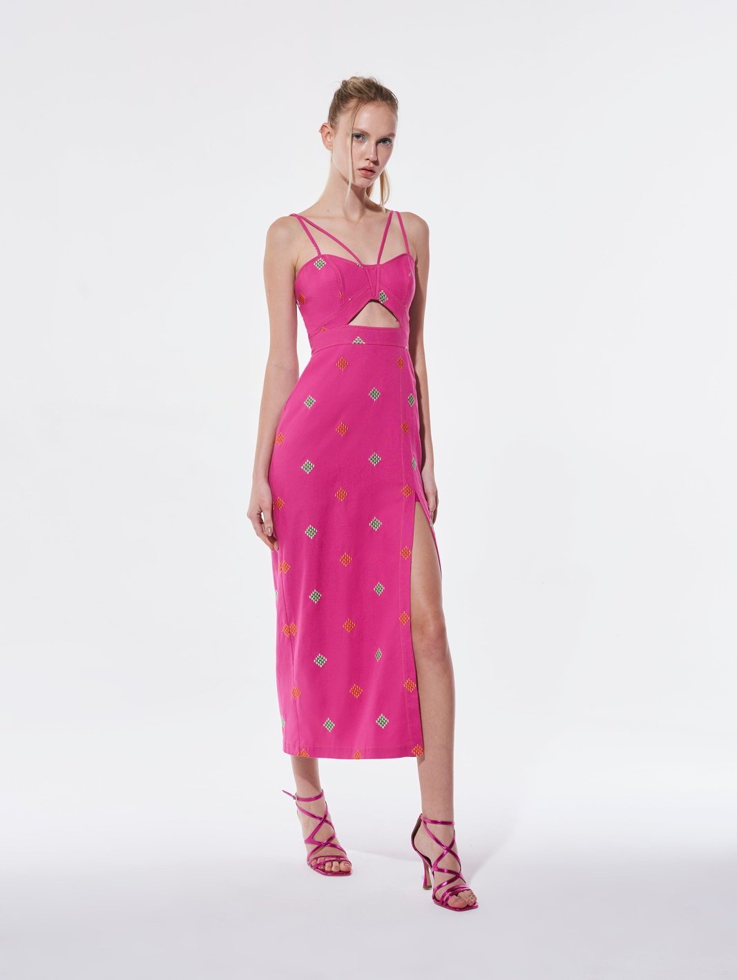 MIDI MAXI SLIT DRESS