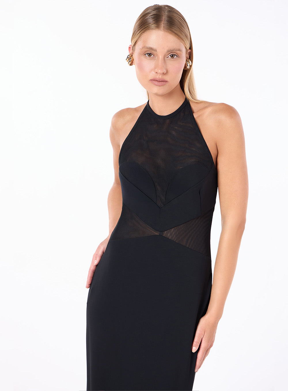 SK LONG CUT OUT DRESS