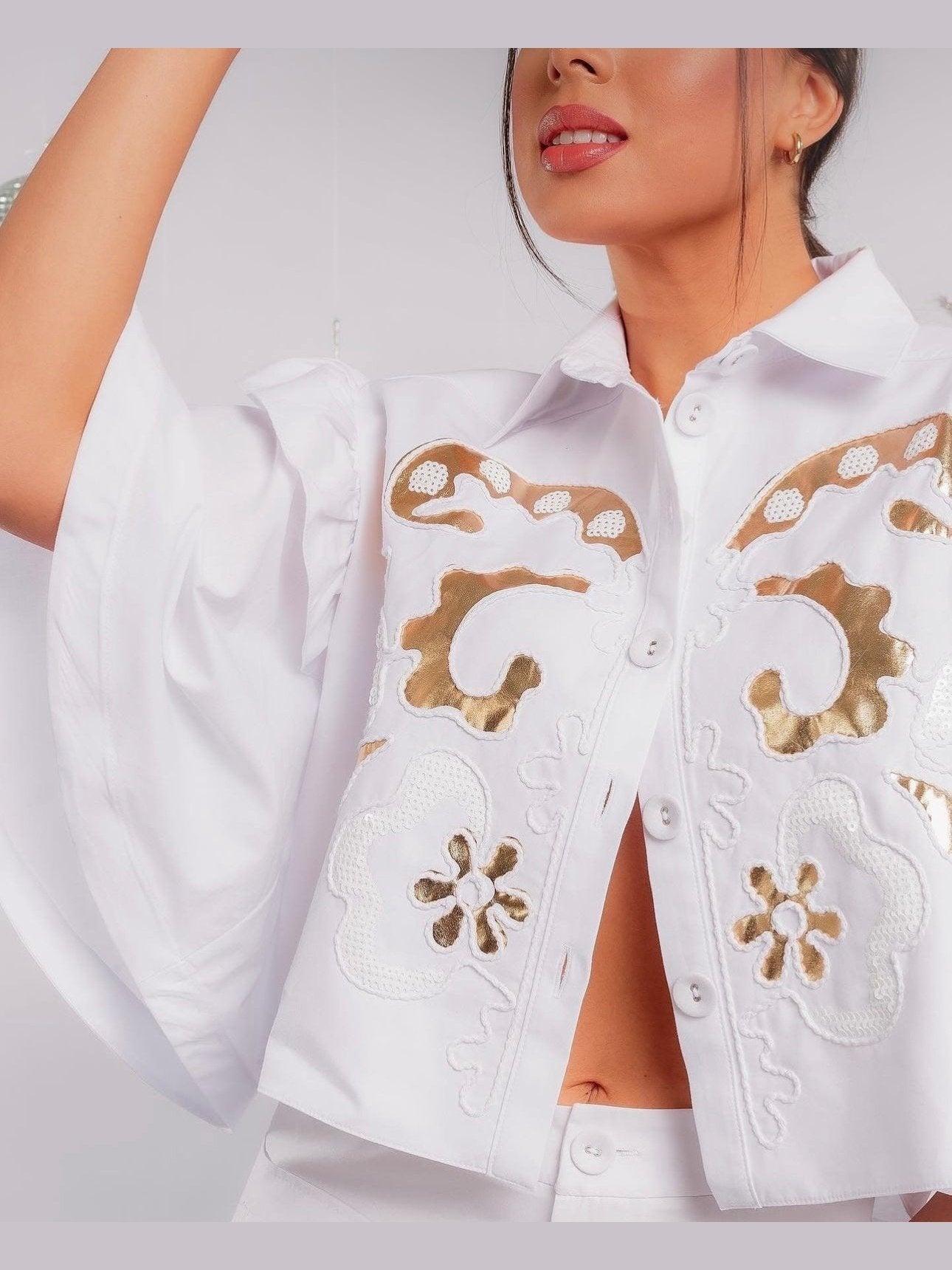 AMAR EMBROIDERY GOLDEN TOP