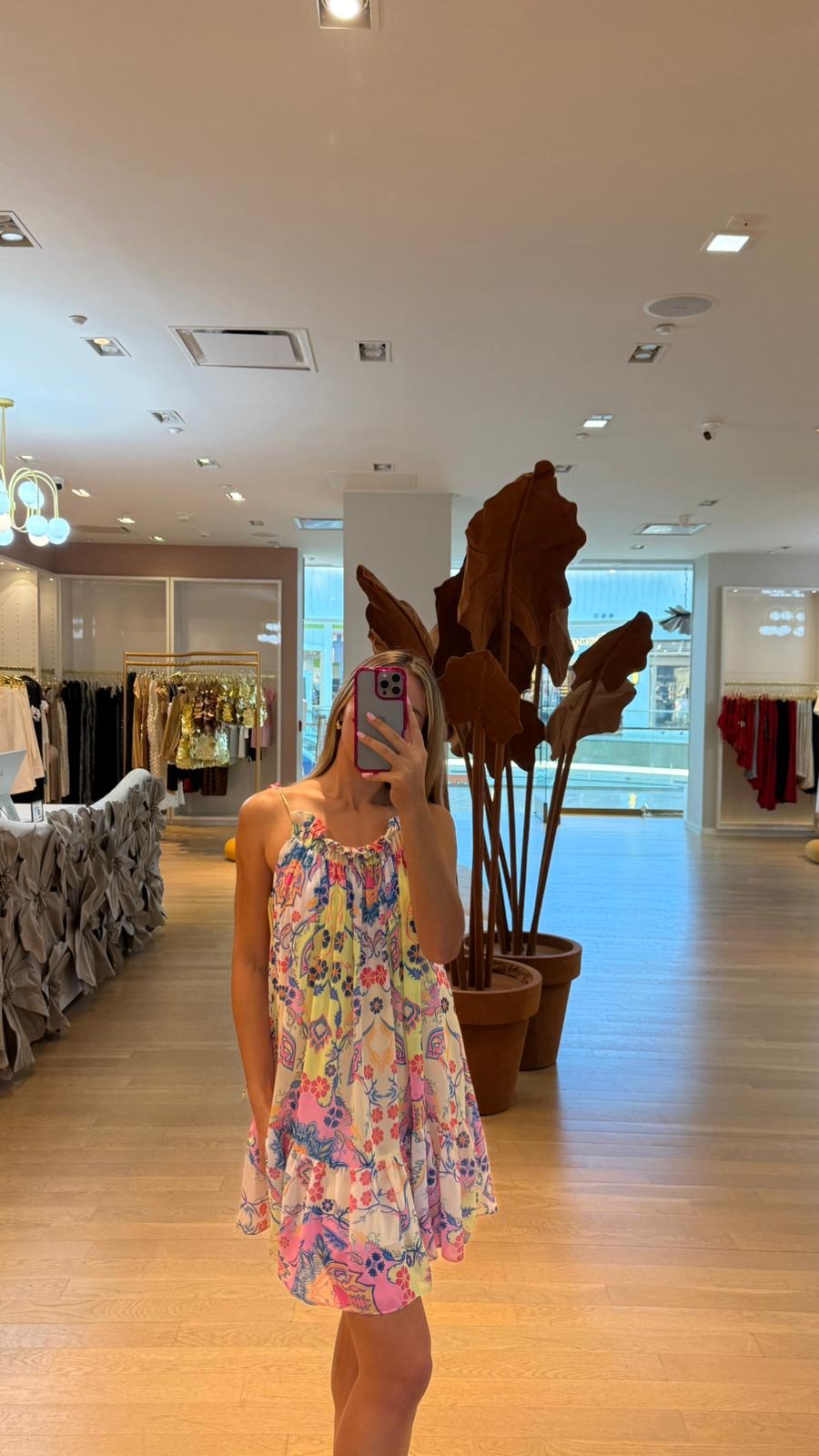 AMAR PAISLEY DRESS