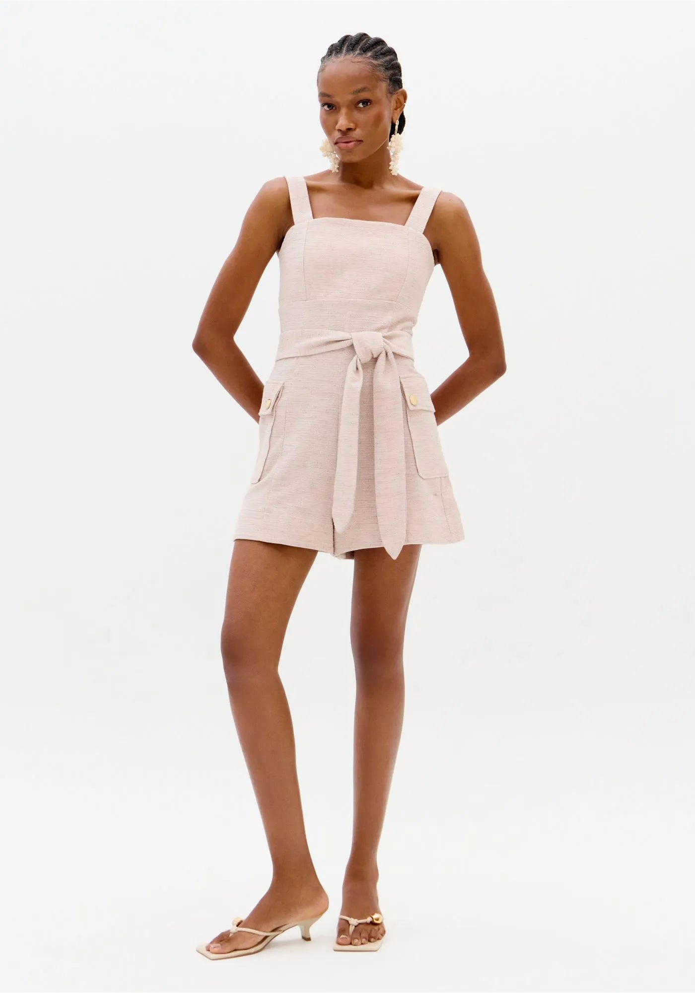 LP SHORT JUMPSUIT WITH STRAPS