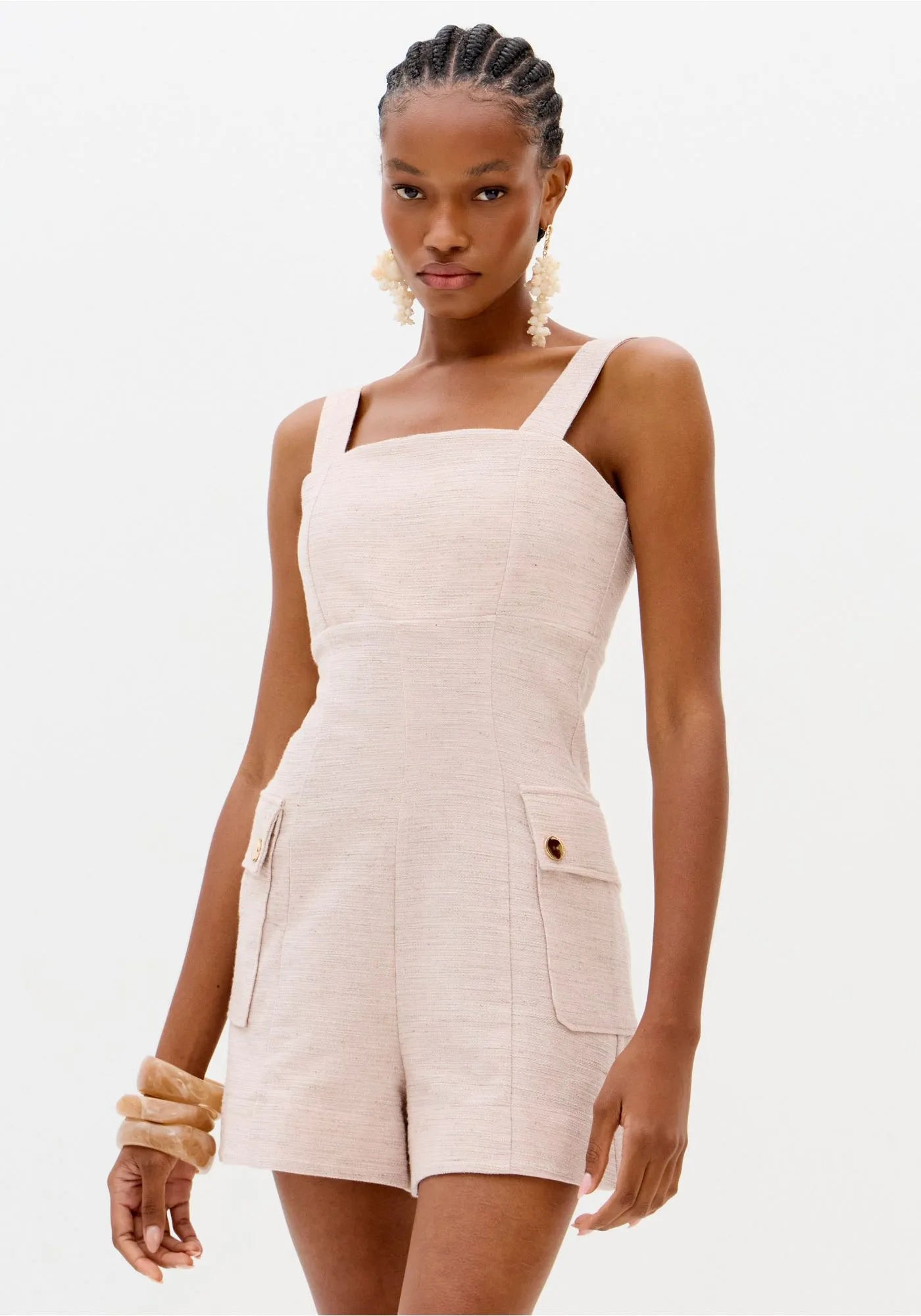 LP SHORT JUMPSUIT WITH STRAPS