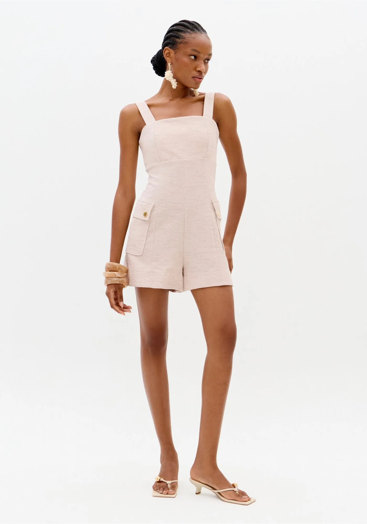 LP SHORT JUMPSUIT WITH STRAPS