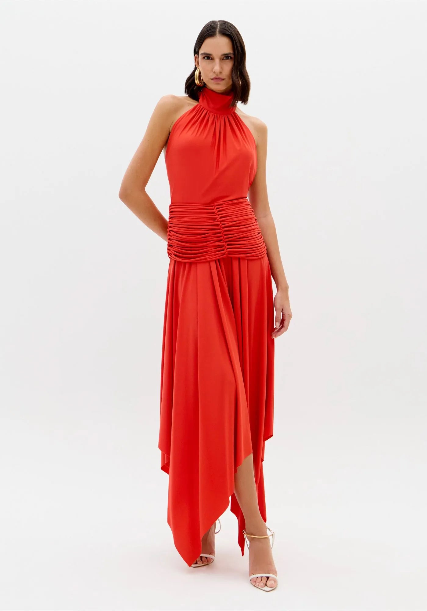 LP MACRAME INTENSE RED DRESS