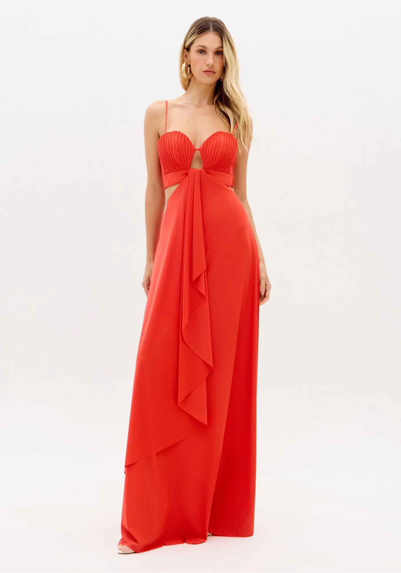 LP LONG STRAP DRESS WITH CUT-OUT