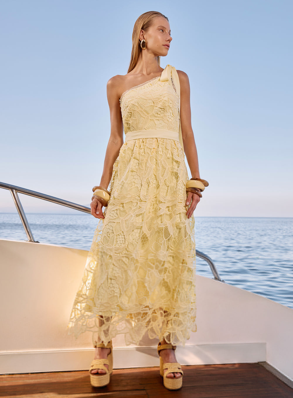 SK MIDI GUIPIR DRESS